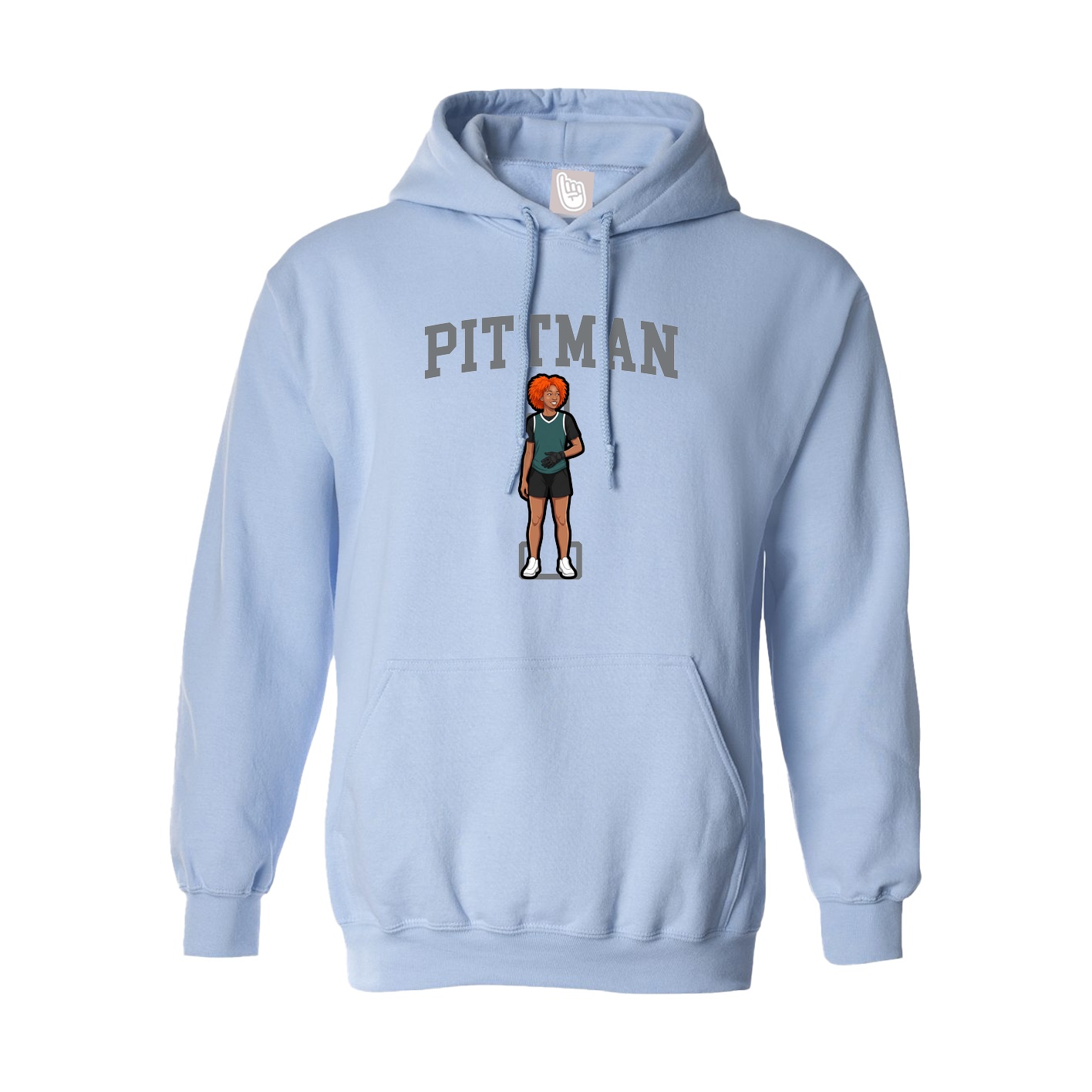 Hoodie — Shirsey in Light Blue