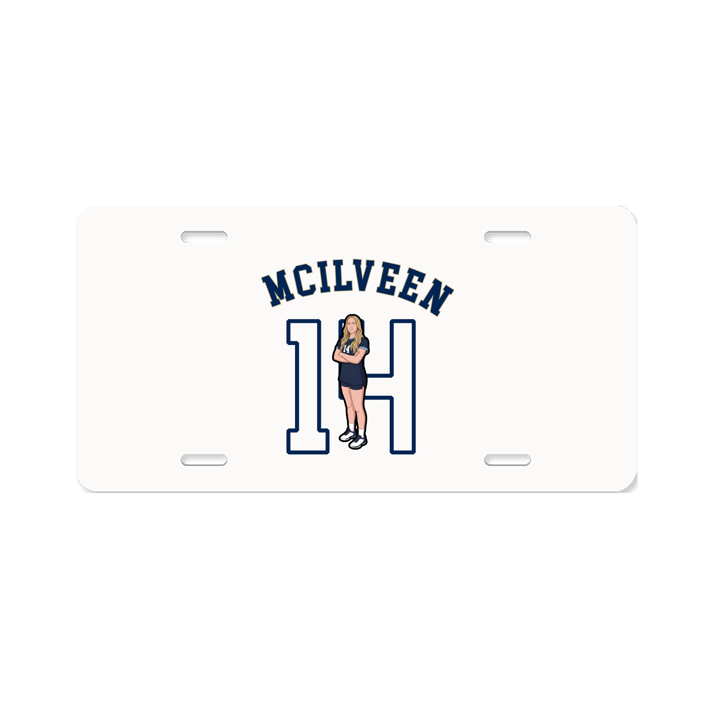 License Plate — Shirsey Arch in Classic