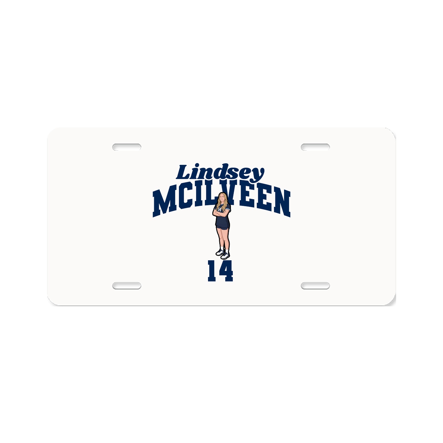 License Plate — Signature Arch in Classic