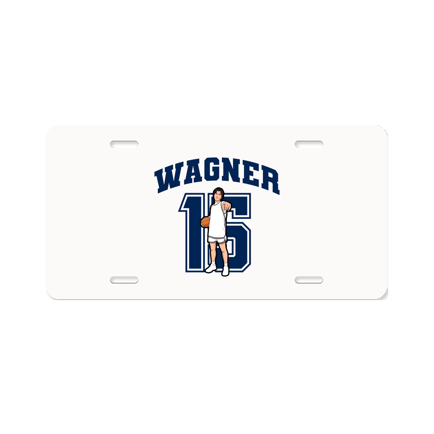 License Plate — Number in Classic