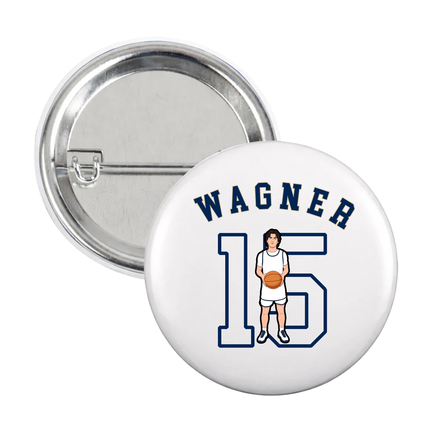 Game Day Button — Shirsey Arch in White