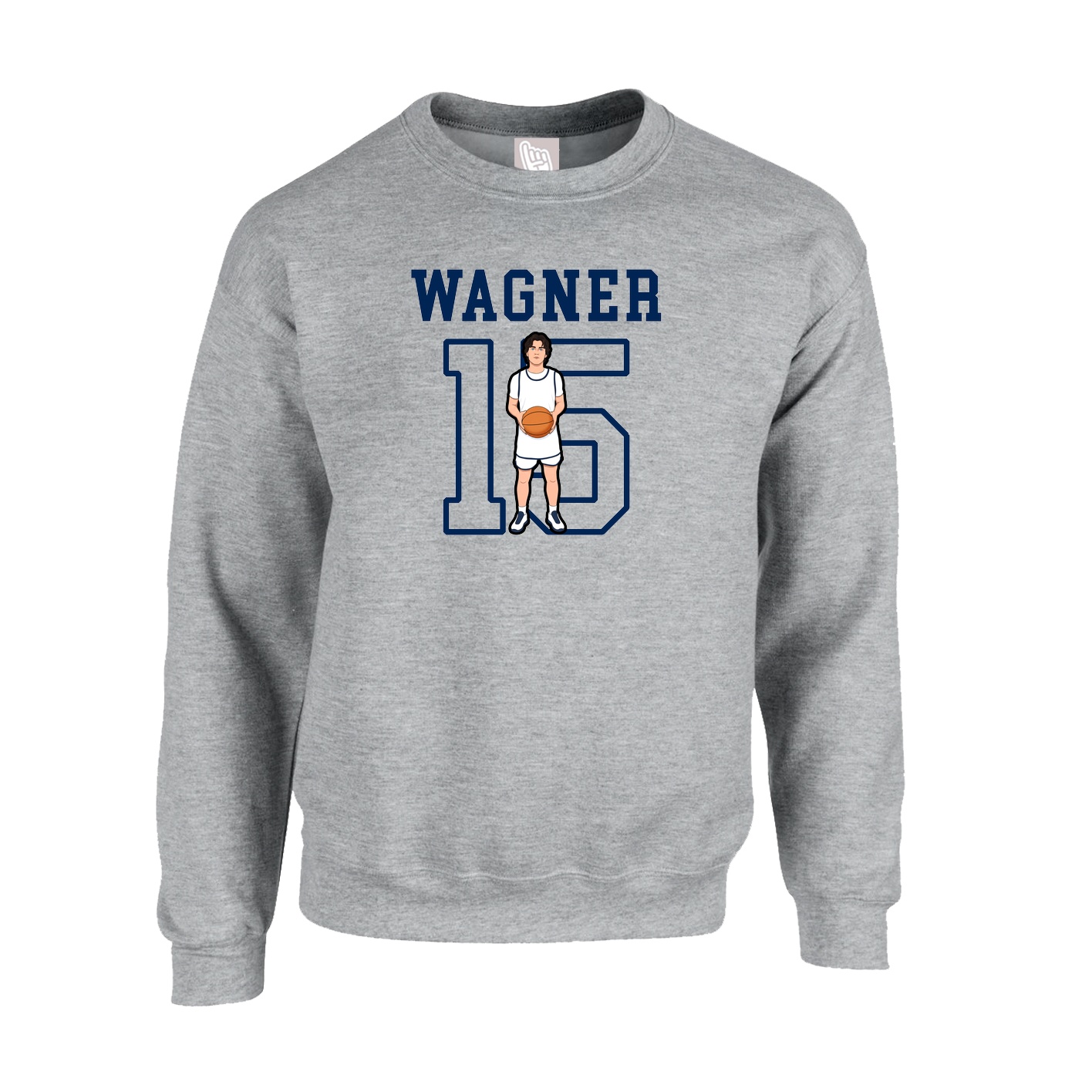 Fleece Crew — Shirsey in Grey