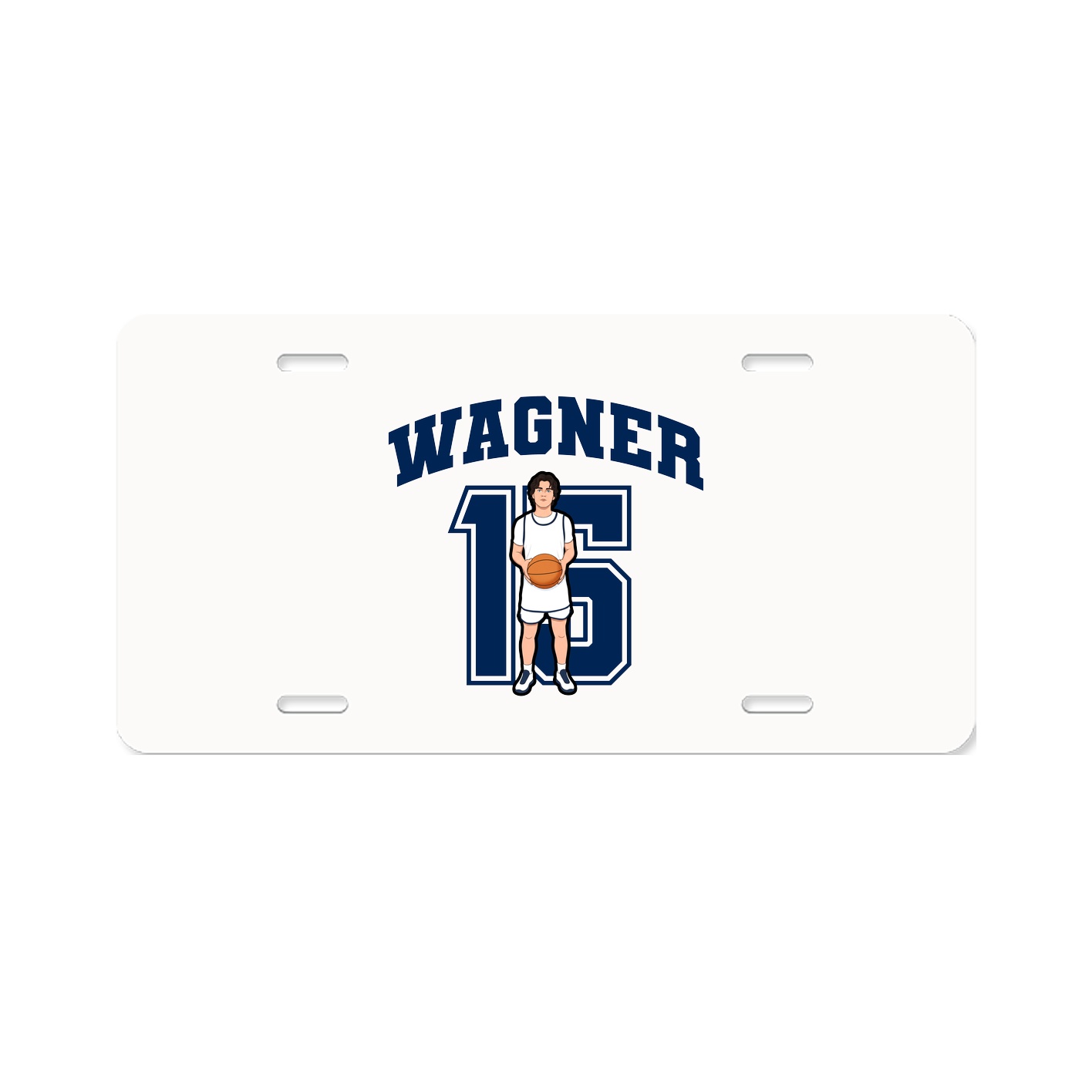 License Plate — Number in Classic