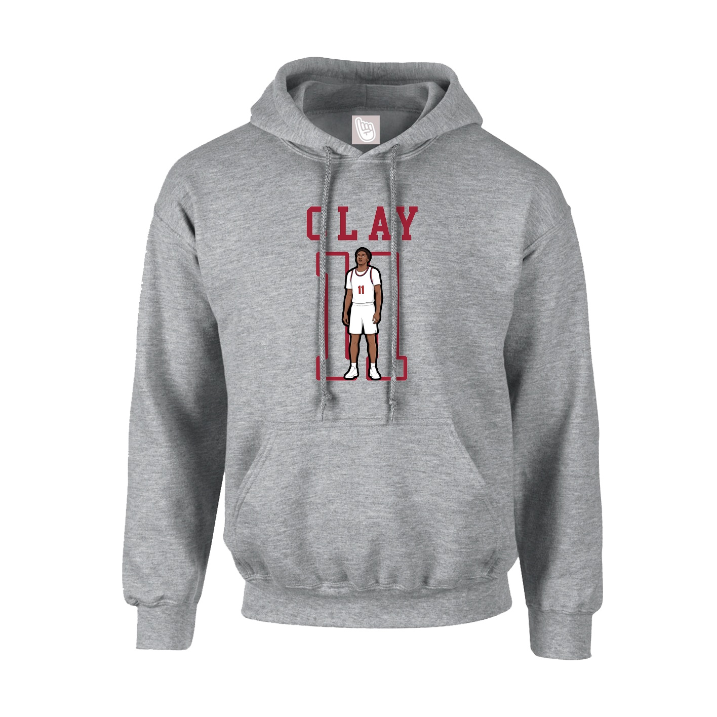 Hoodie — Shirsey in Grey