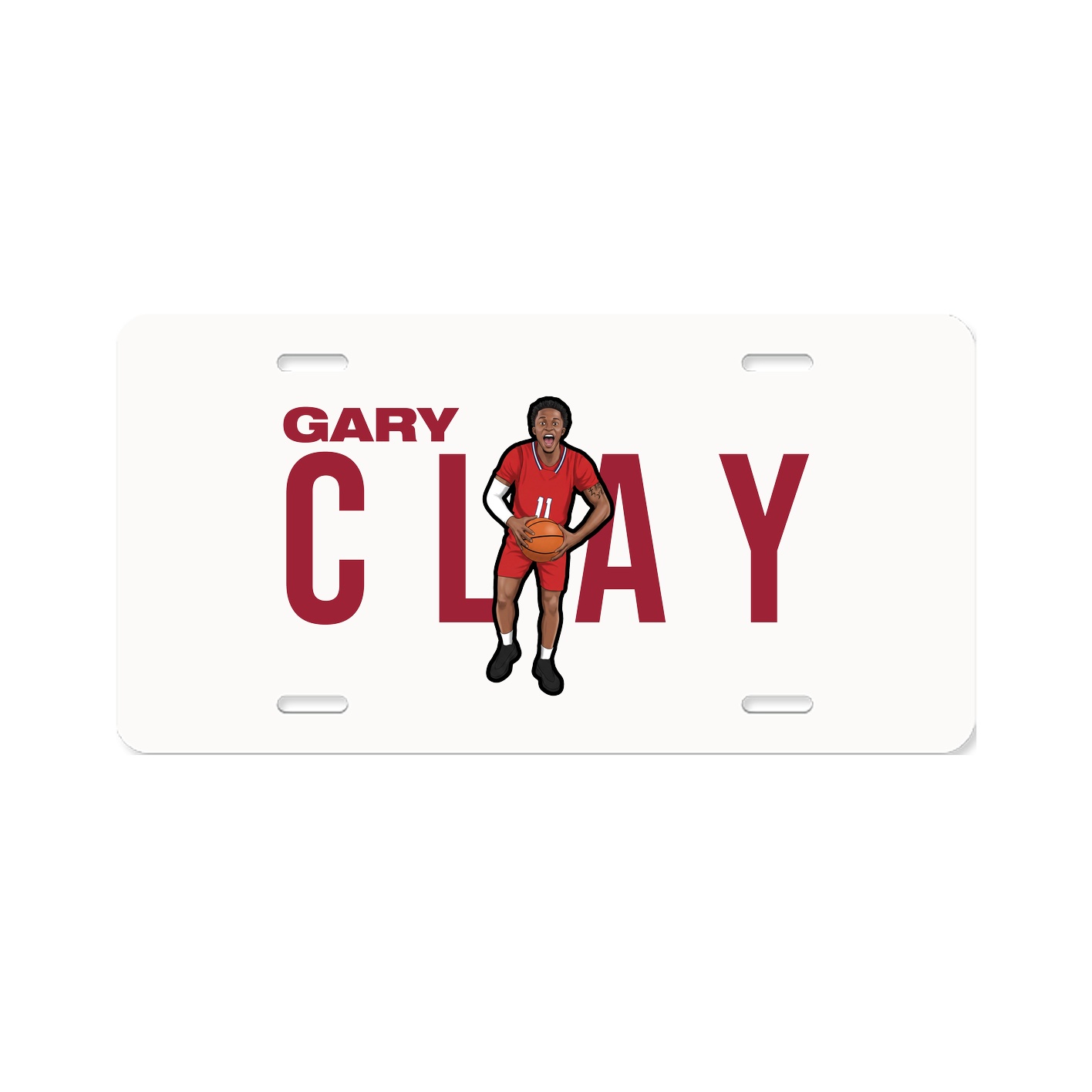 License Plate — Player Name in Classic