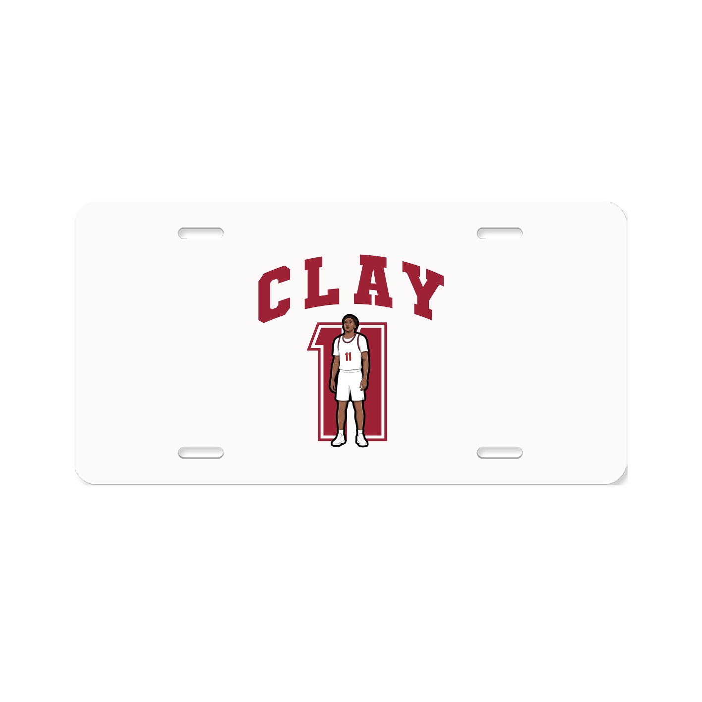 License Plate — Number in Classic