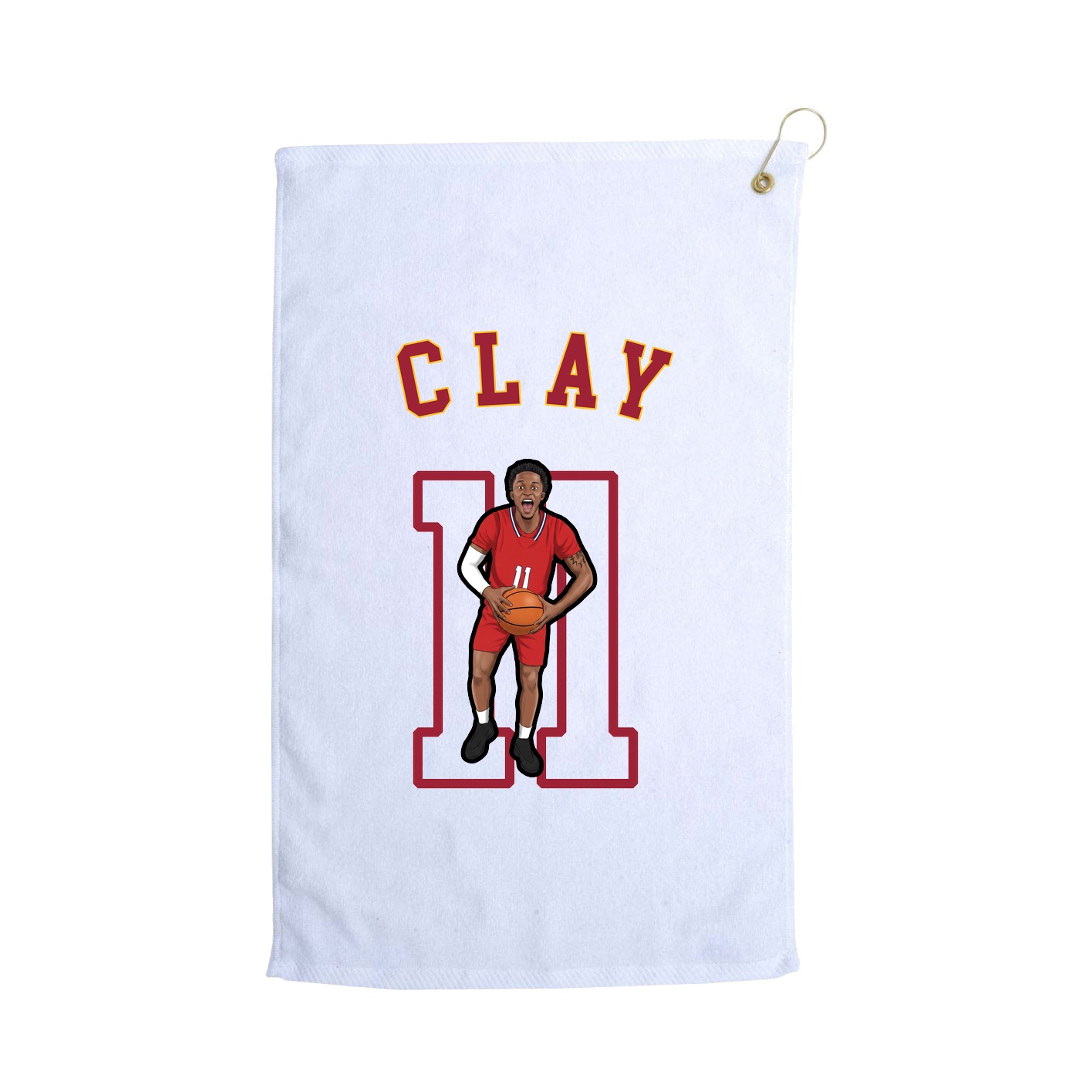 Golf Towel — Shirsey Arch in White