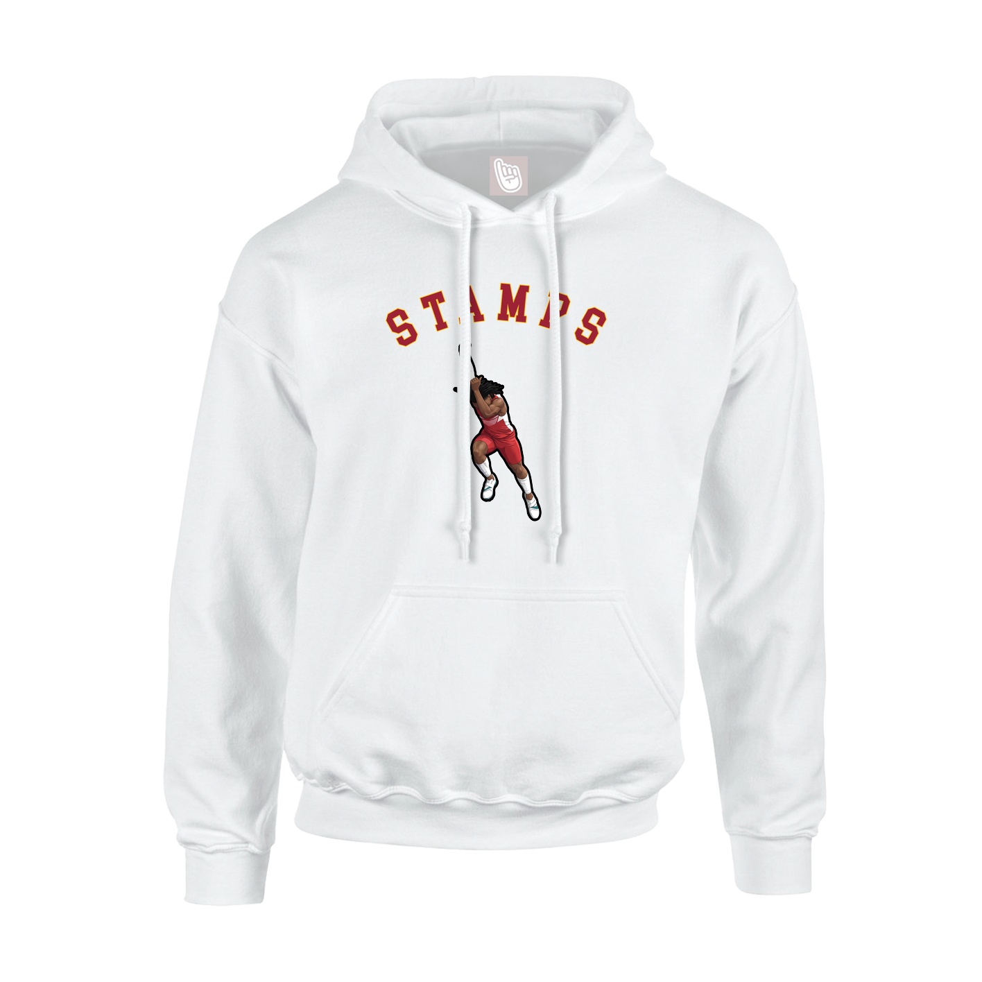 Hoodie — Shirsey Arch in White