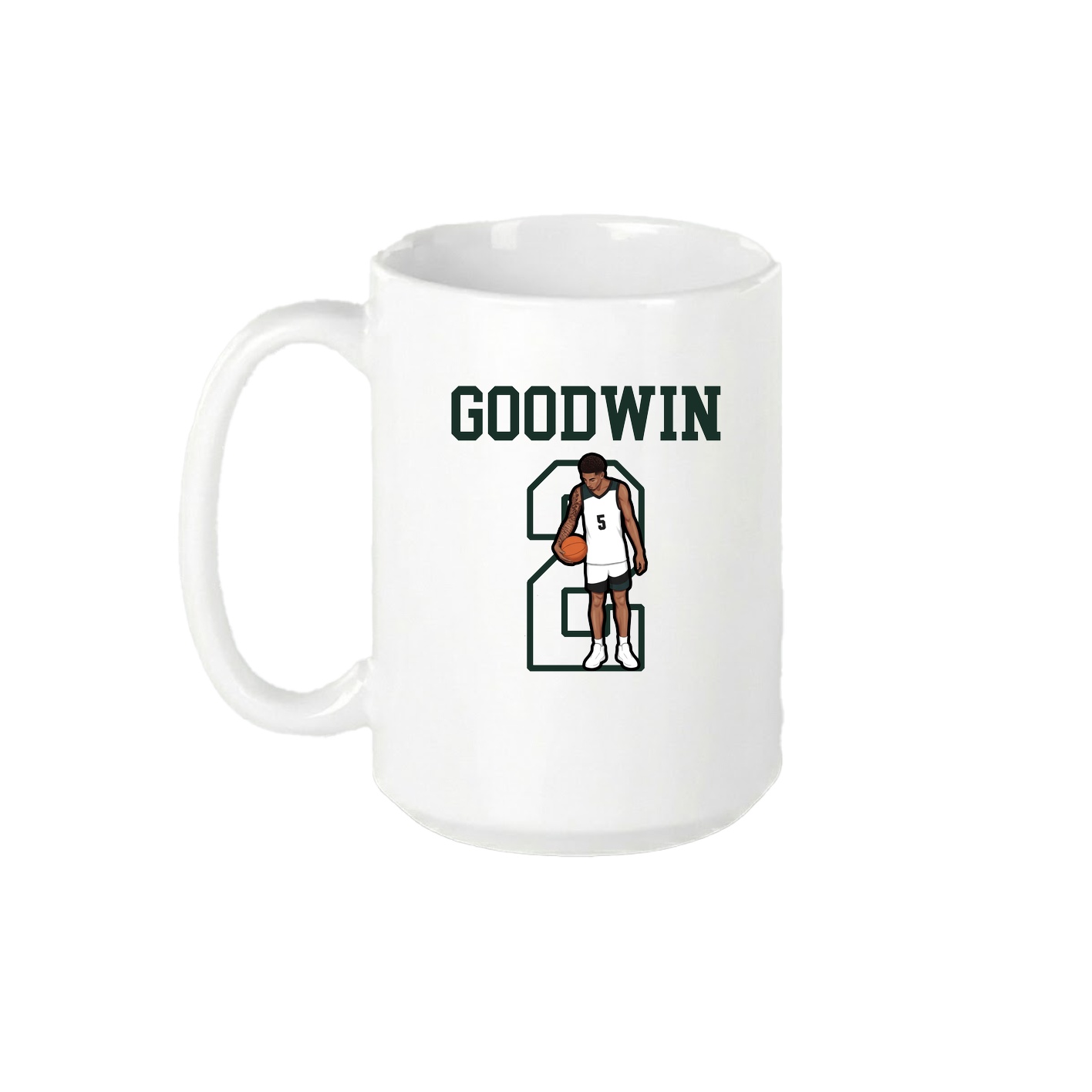 15oz Coffee Mug — Shirsey in White