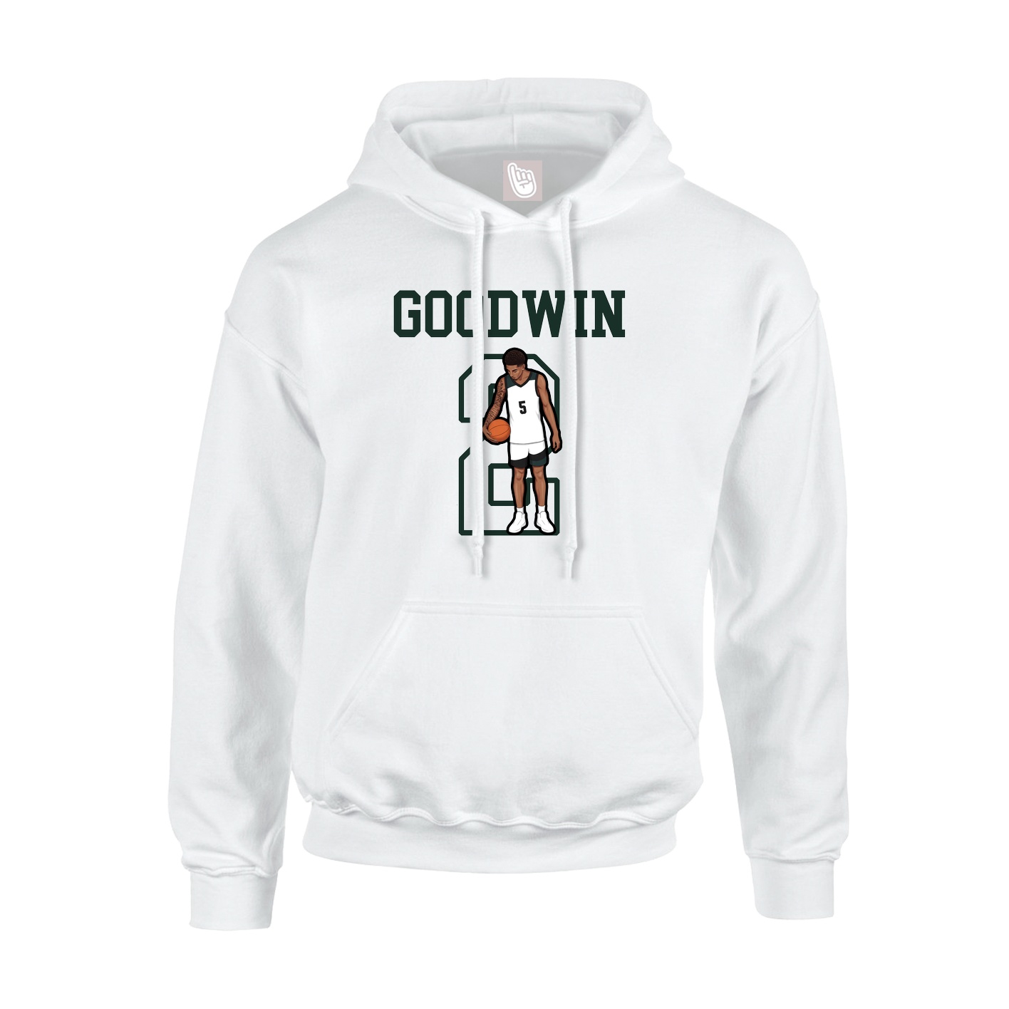 Youth Hoodie — Shirsey in White