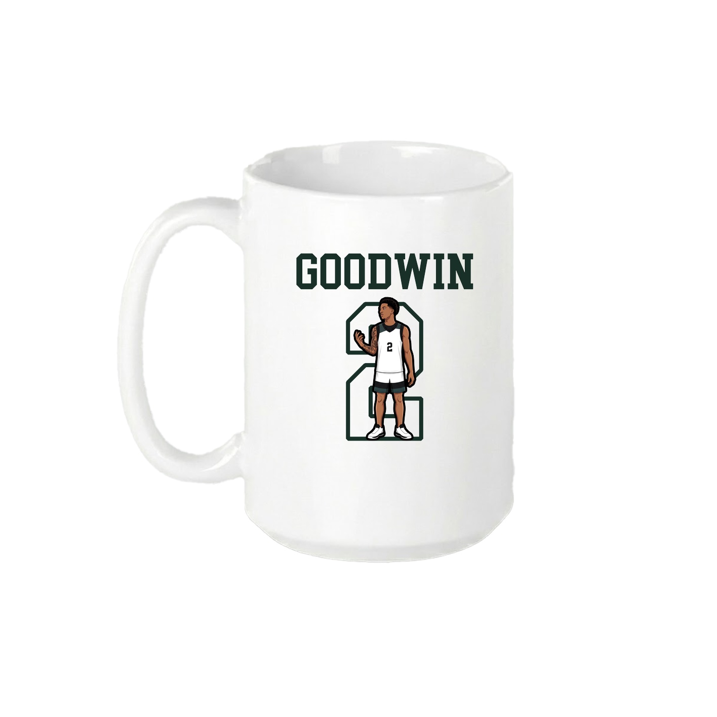 15oz Coffee Mug — Shirsey in White