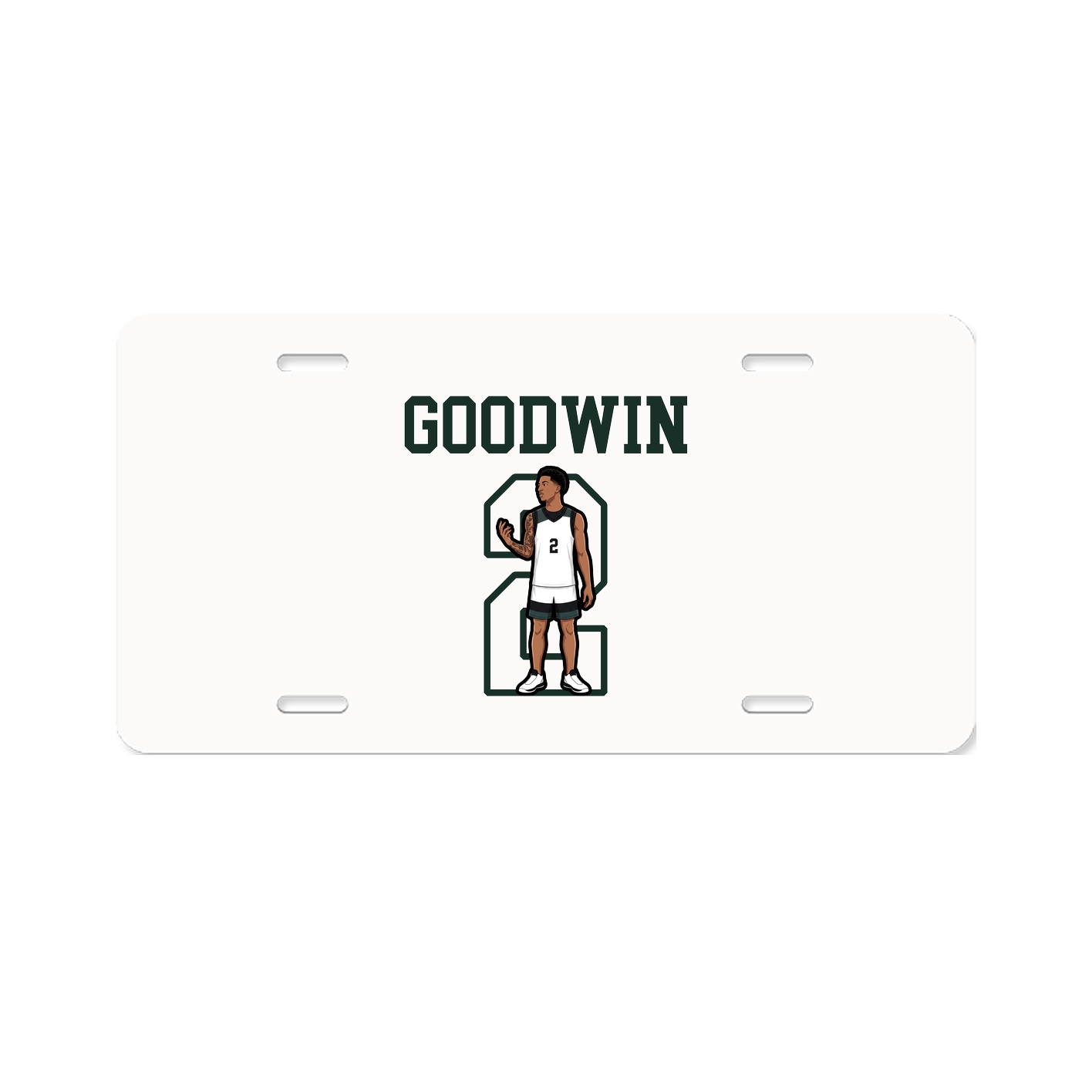 License Plate — Shirsey in Classic