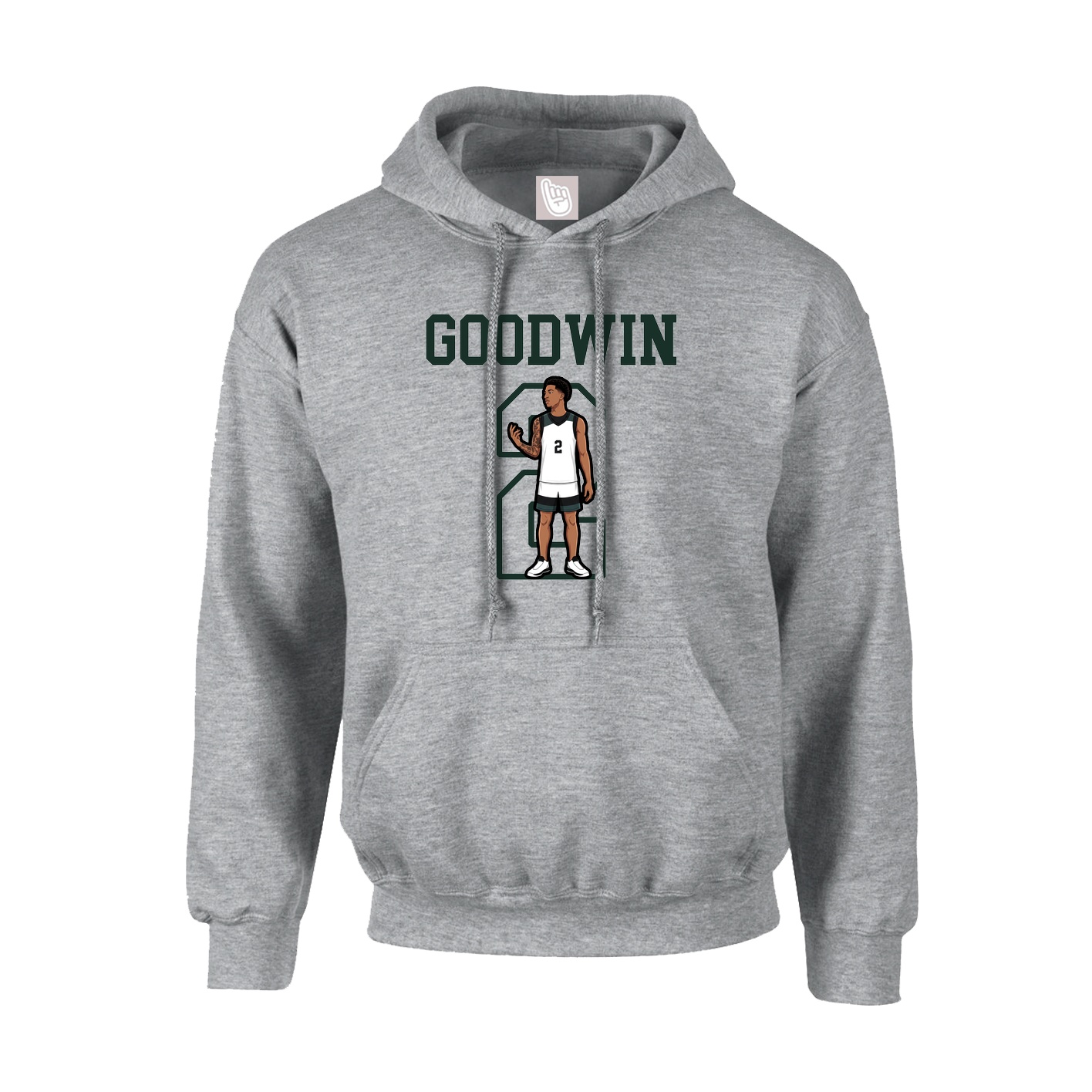 Hoodie — Shirsey in Grey