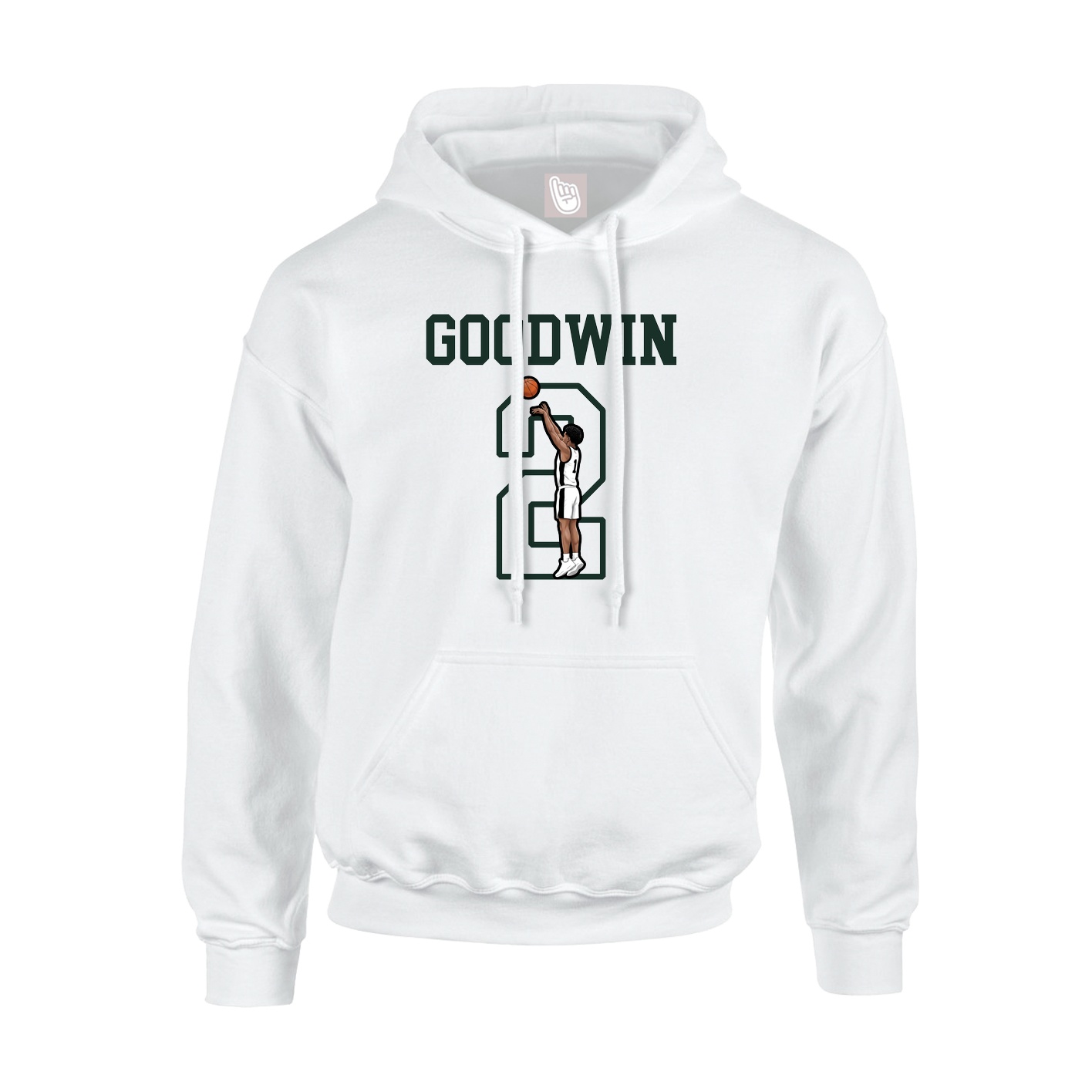 Youth Hoodie — Shirsey in White