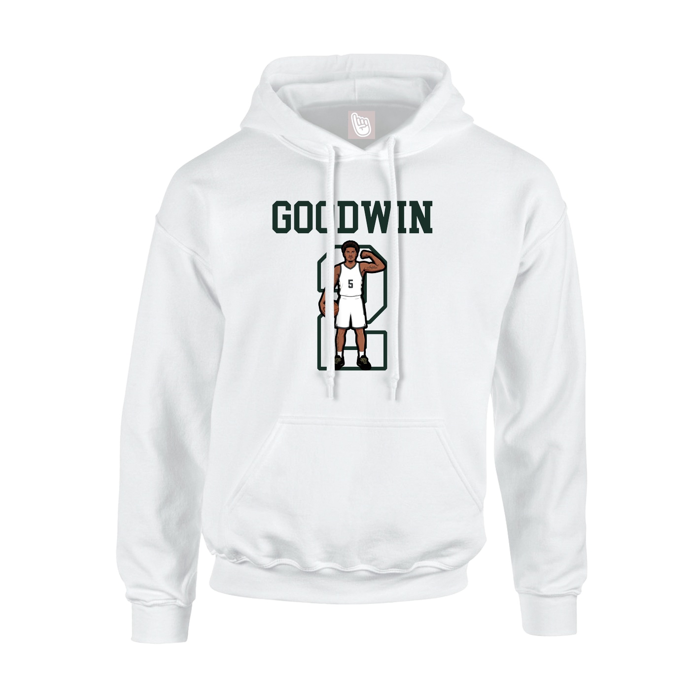 Hoodie — Shirsey in White