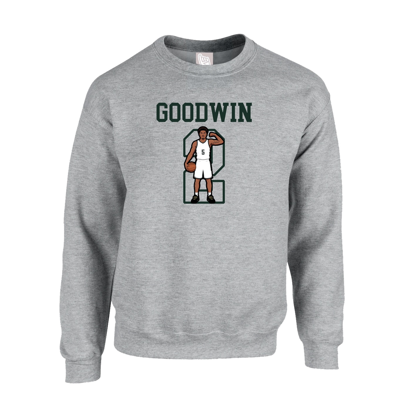 Fleece Crew — Shirsey in Grey
