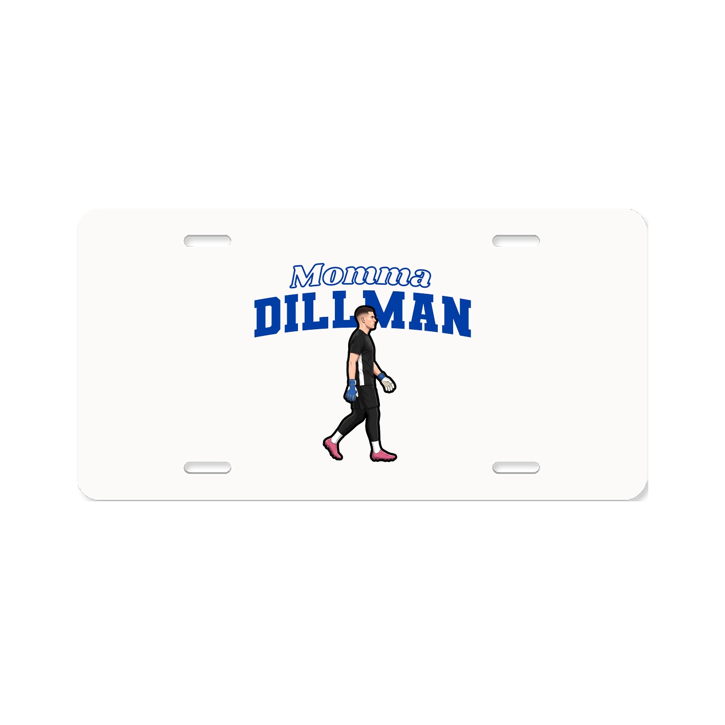 License Plate — Mothers Day Block in Classic