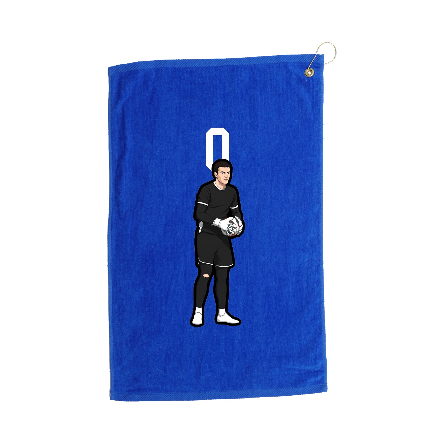 Golf Towel — Number Top in Royal