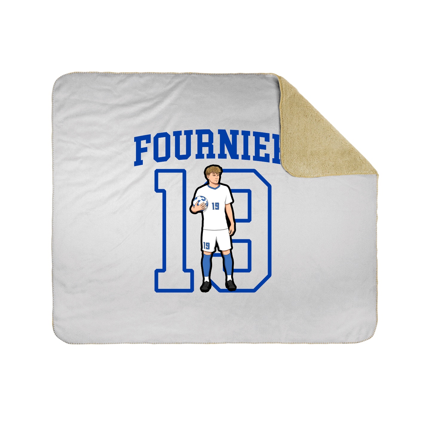 Throw Blanket — Shirsey in White