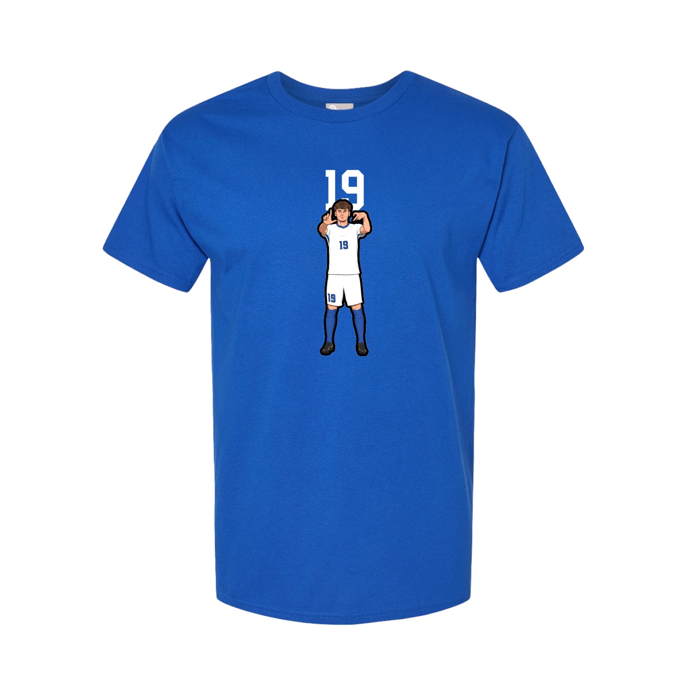 Tee — Number Top in Royal