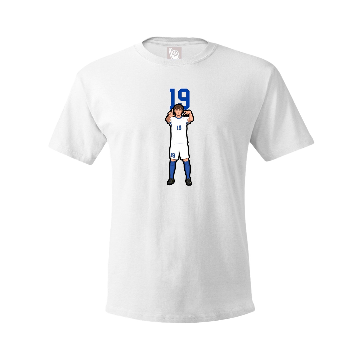 Tee — Number Top in White