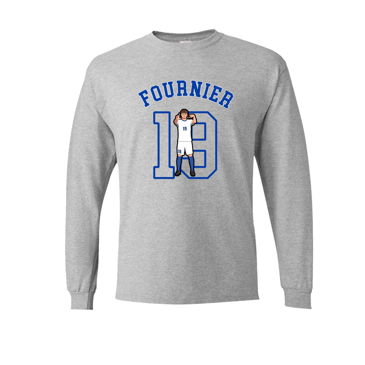 Long Sleeve Tee — Shirsey Arch in Grey