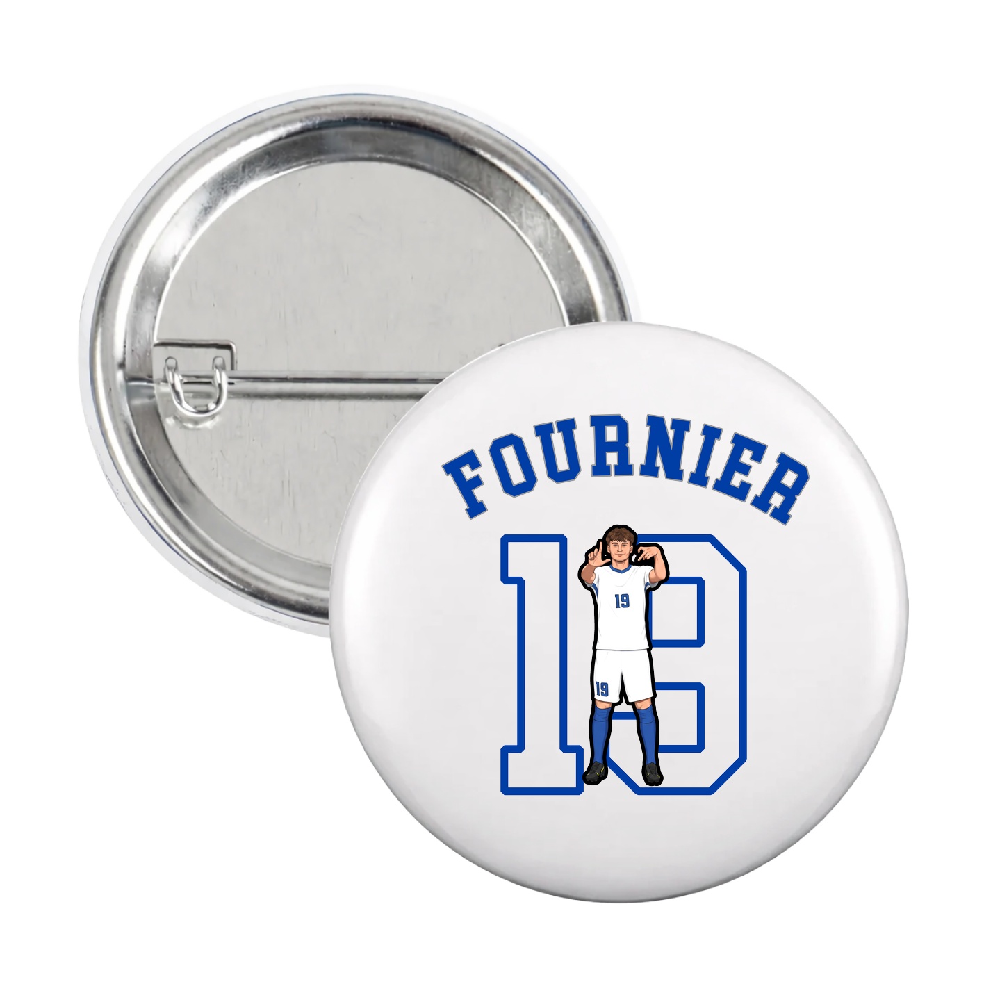 Game Day Button — Shirsey Arch in White