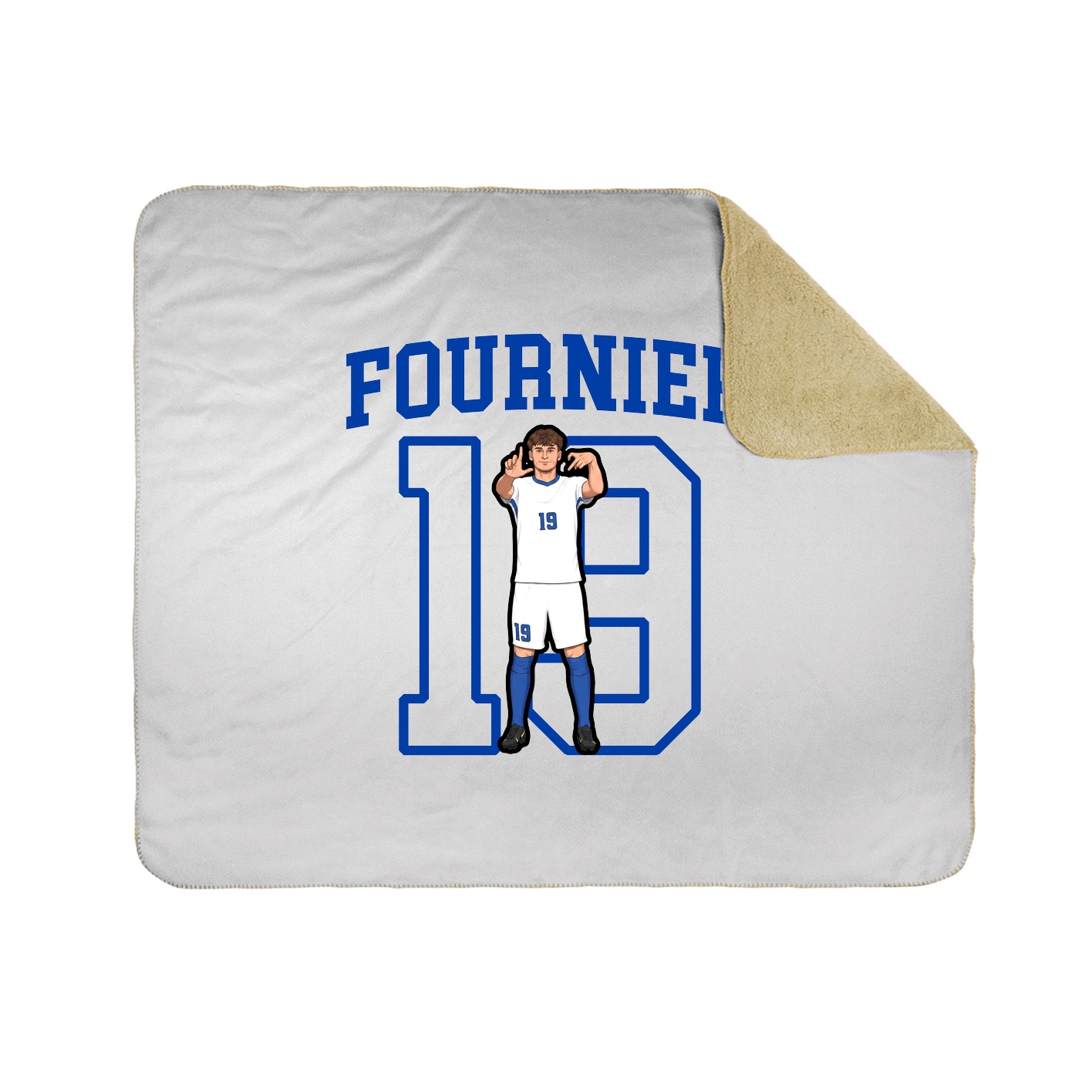 Throw Blanket — Shirsey in White