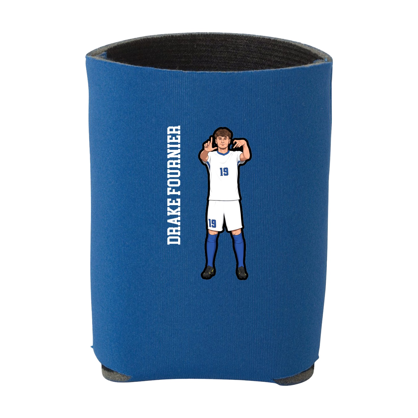 Can Holder — Name Vertical in Royal