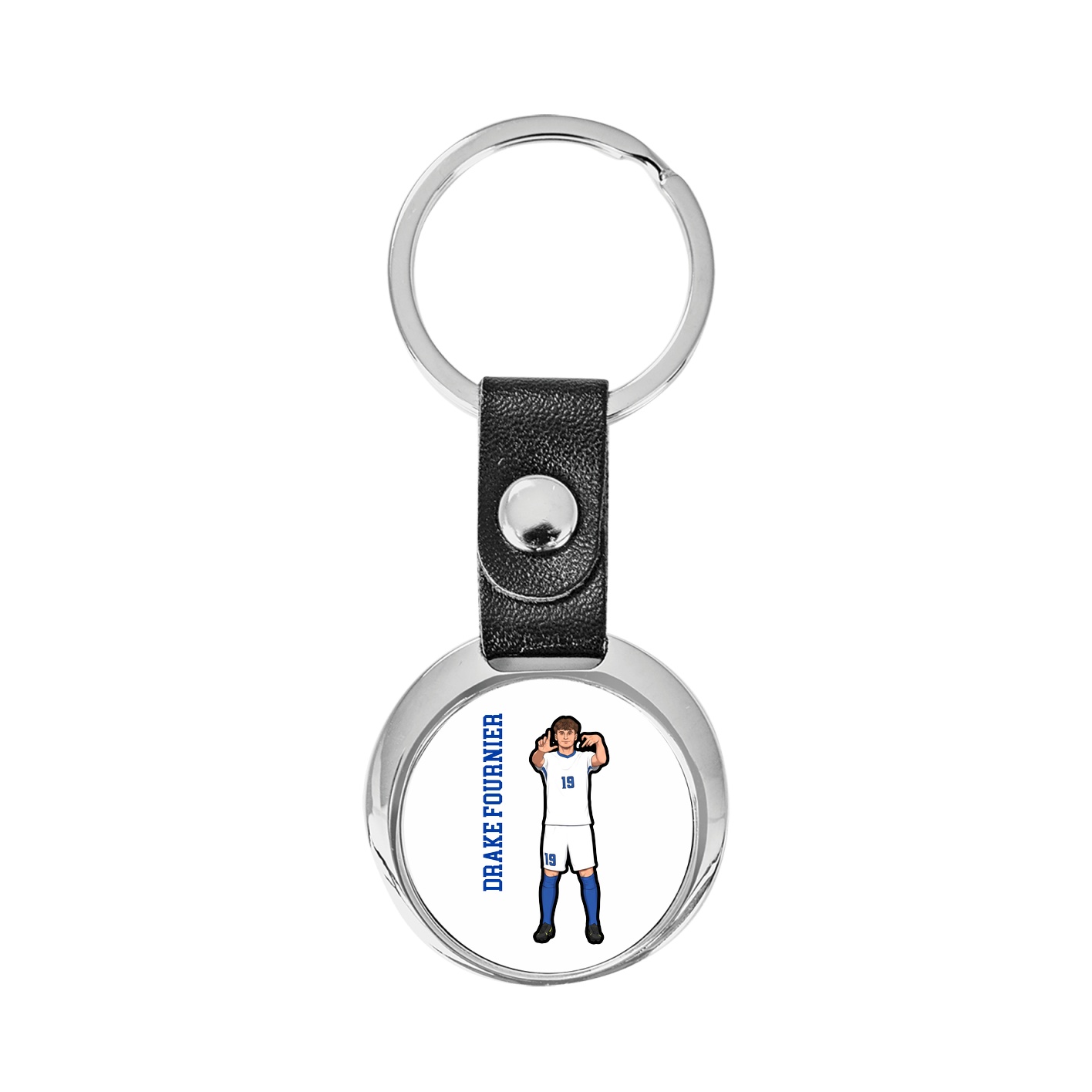 Key Chain — Name Vertical in Classic