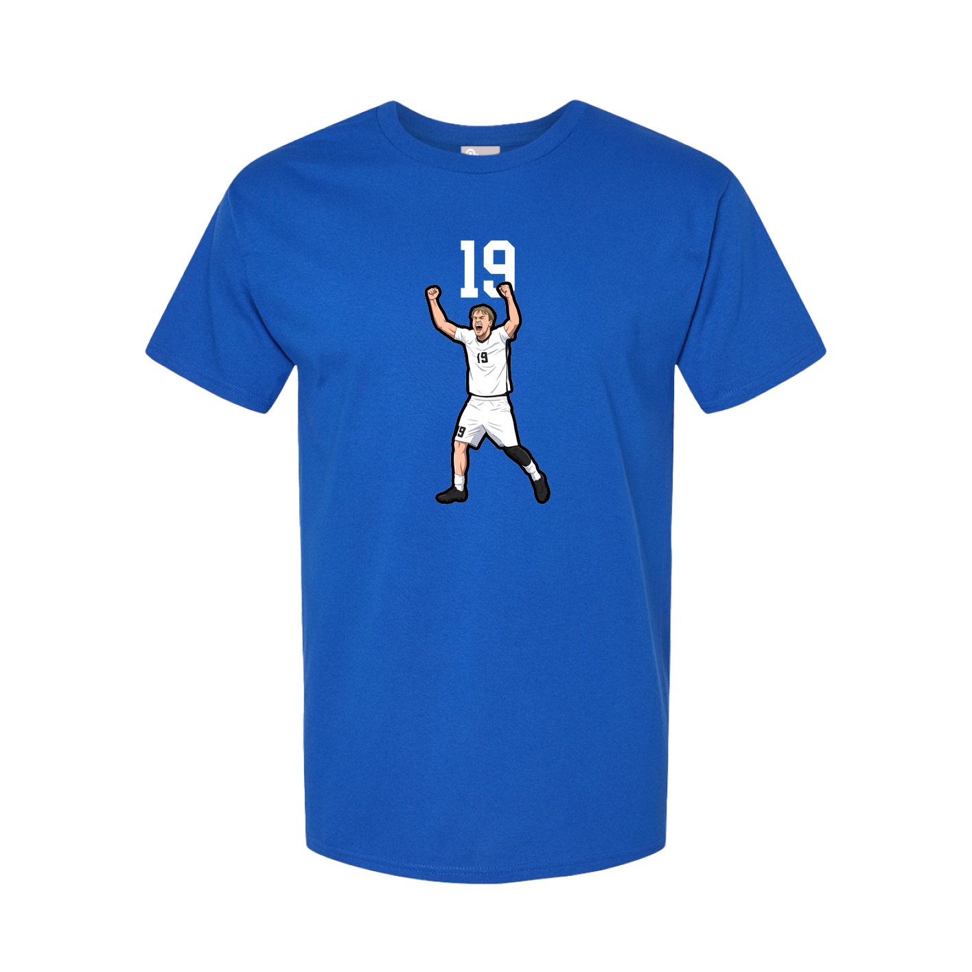 Youth Tee — Number Top in Royal