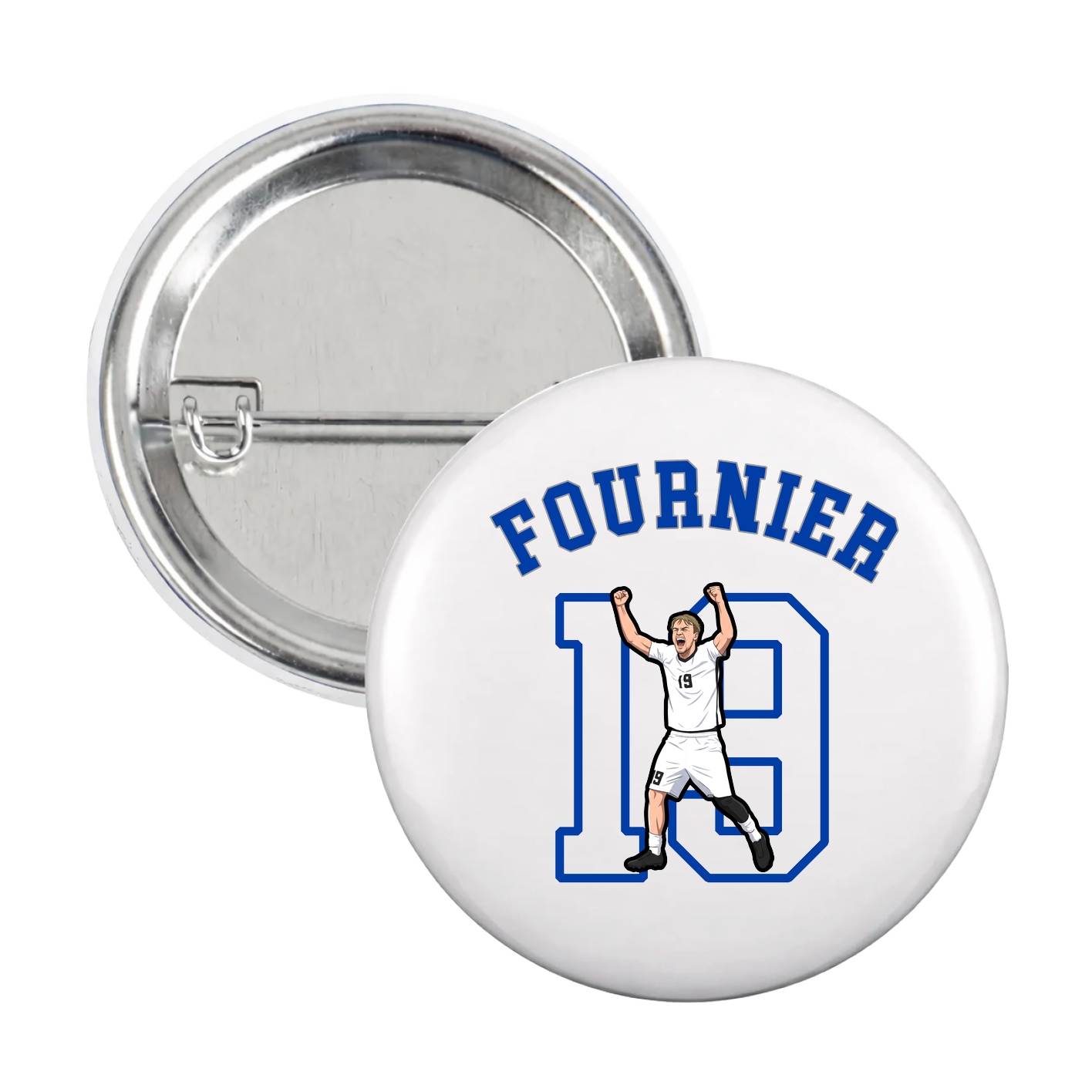 Game Day Button — Shirsey Arch in White