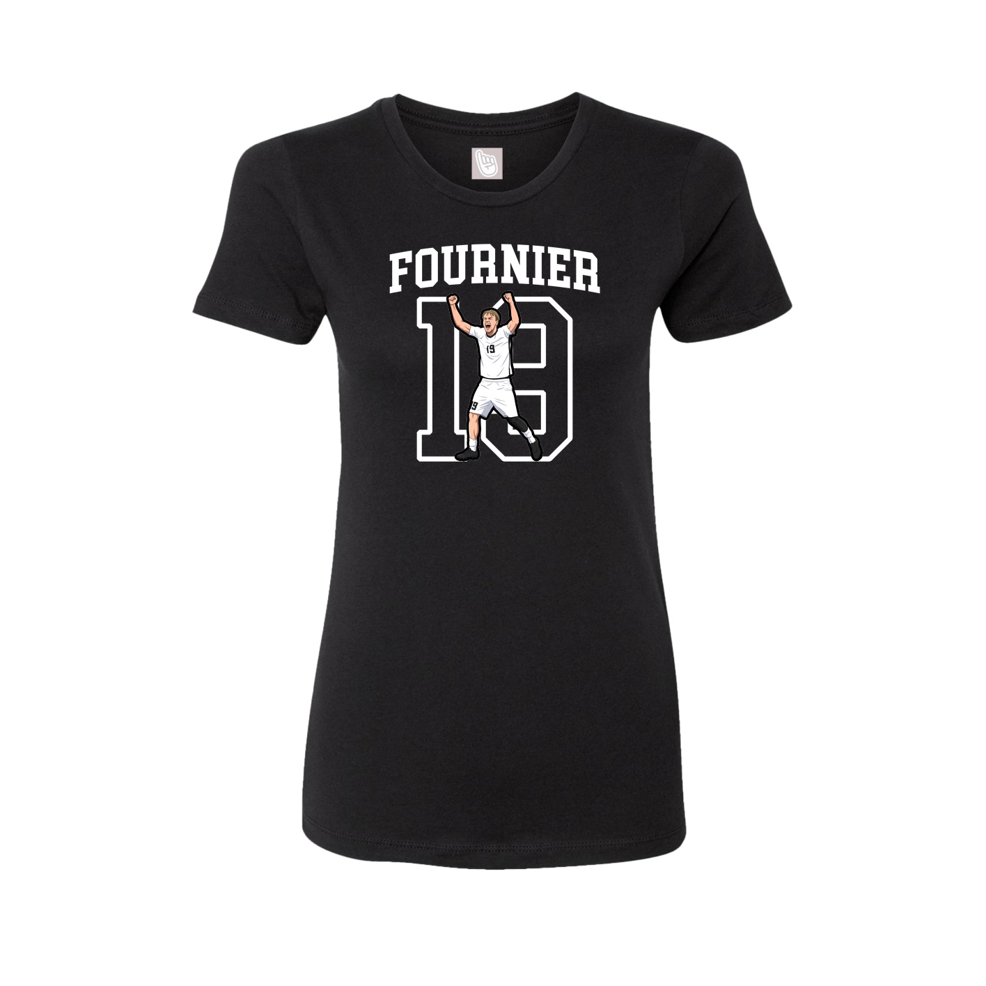 Fitted Women's Tee — Shirsey in Black