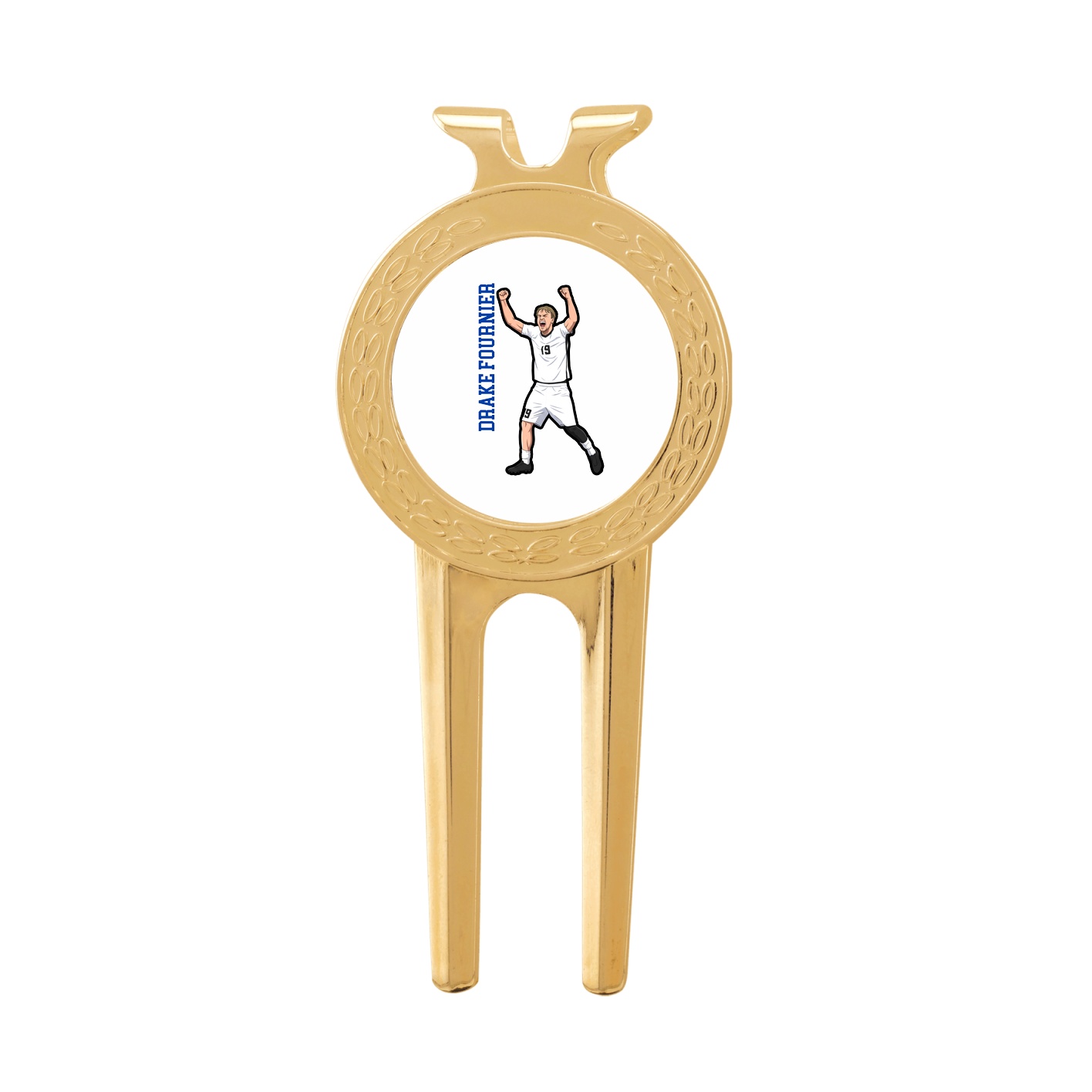 Divot Tool with Ball Marker — Name Vertical in Classic