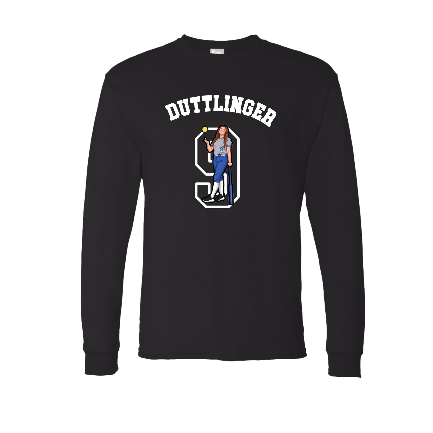 Long Sleeve Tee — Shirsey Arch in Black