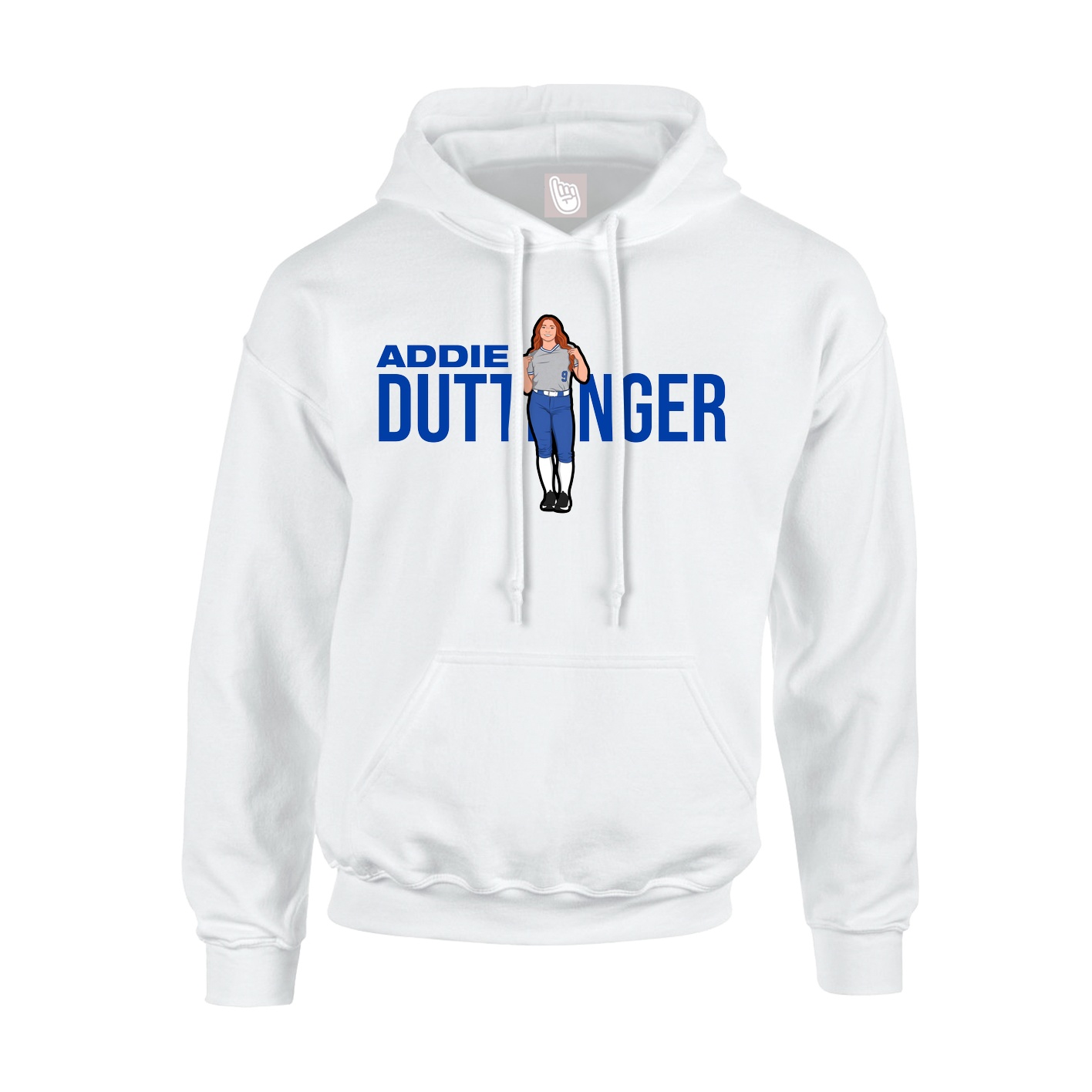 Hoodie — Player Name in White