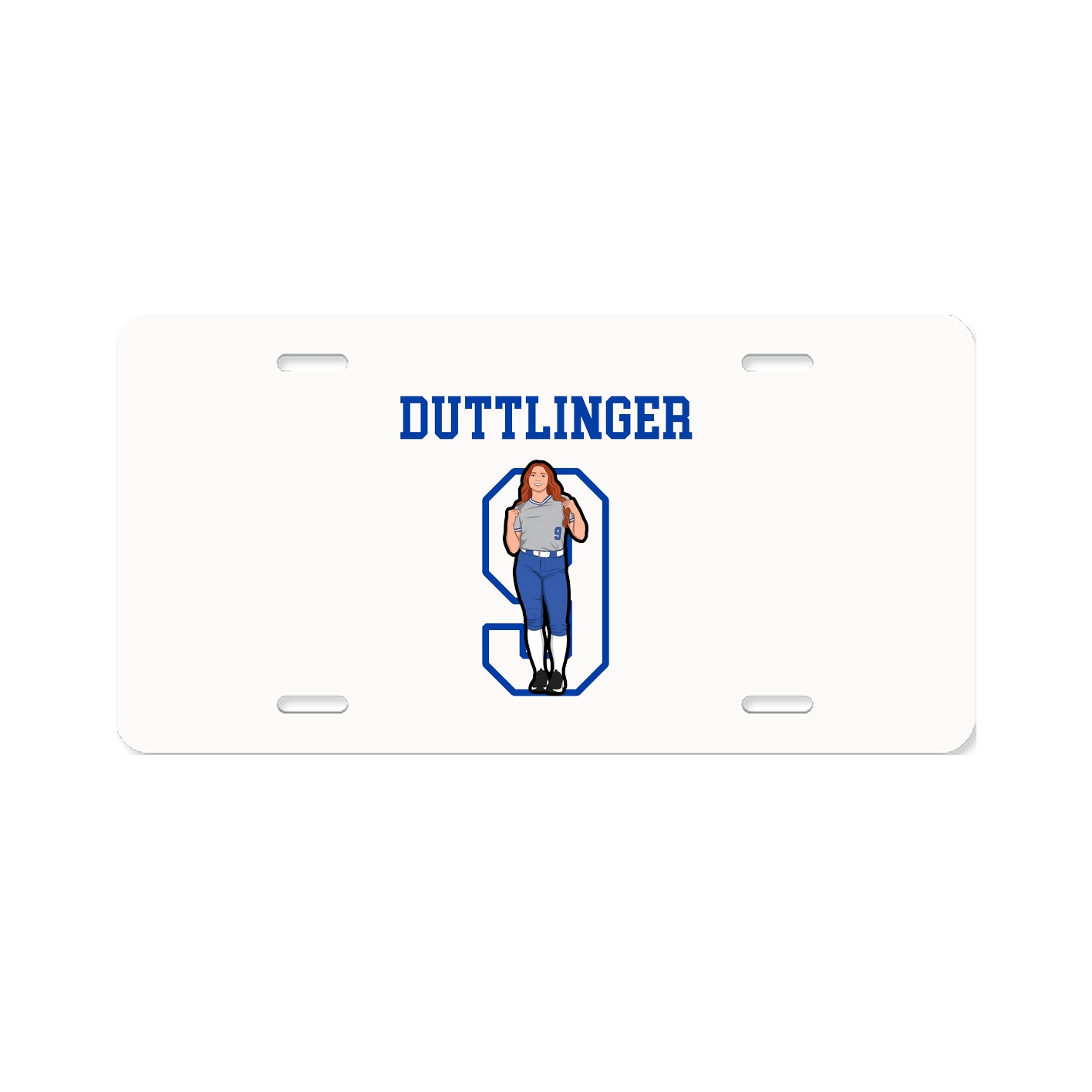 License Plate — Shirsey in Classic