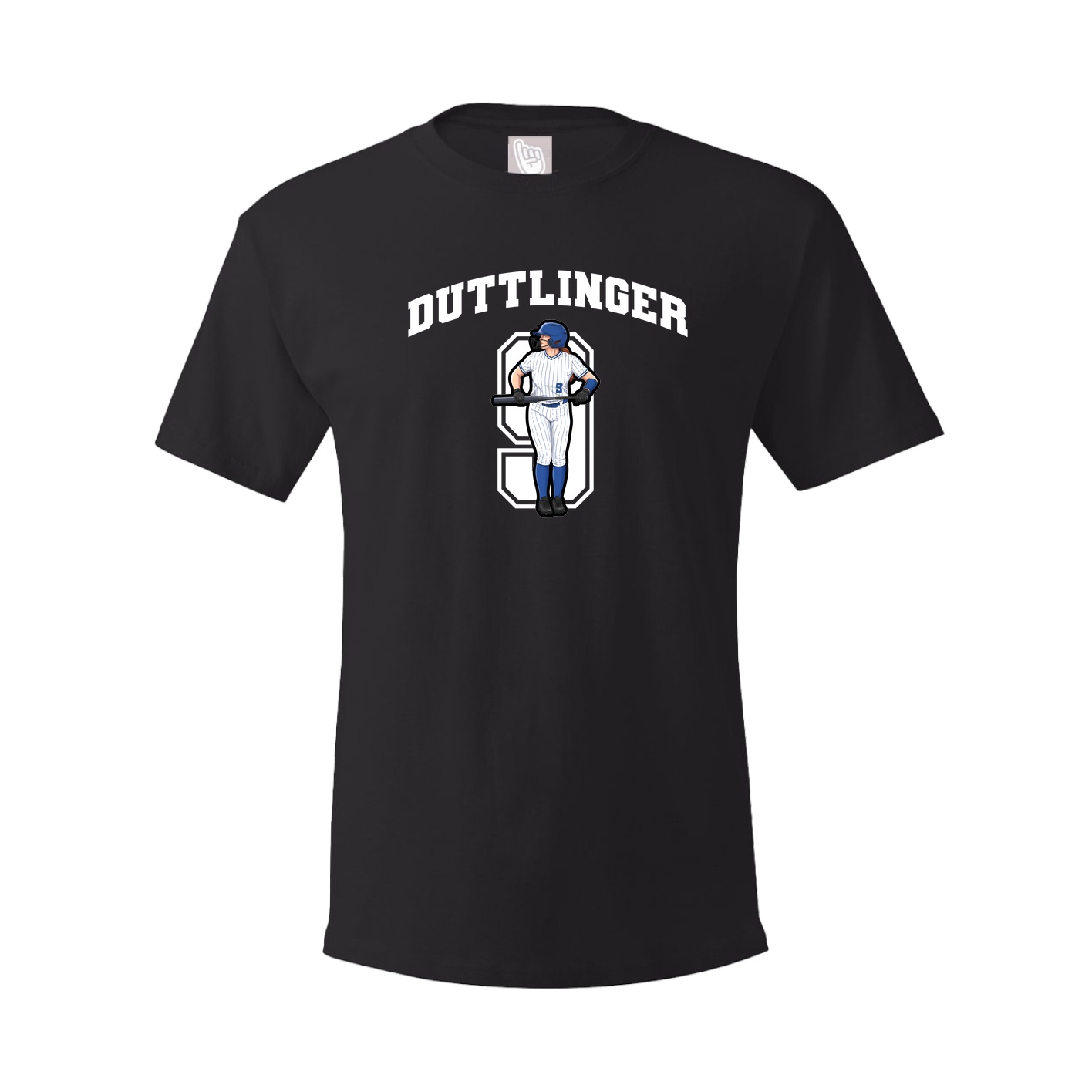 Youth Tee — Number in Black