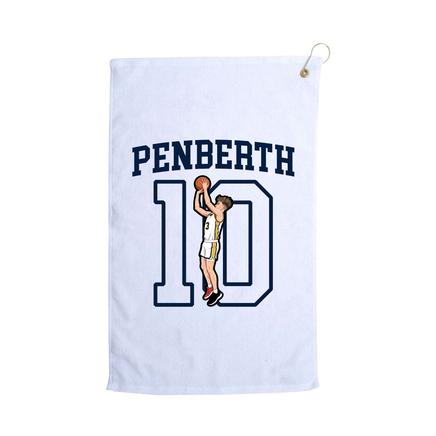 Golf Towel — Shirsey in White