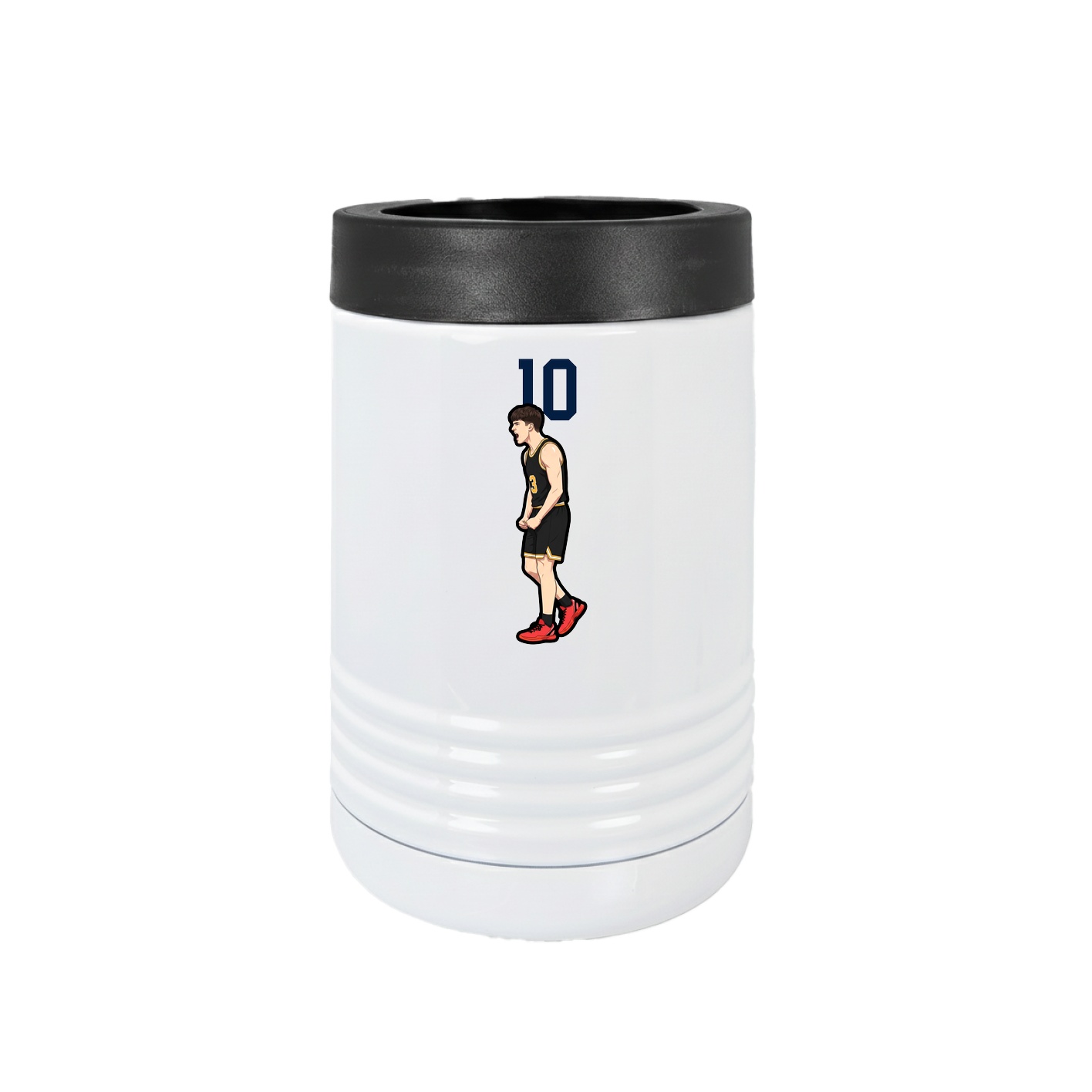 Beverage Holder — Number Top in White