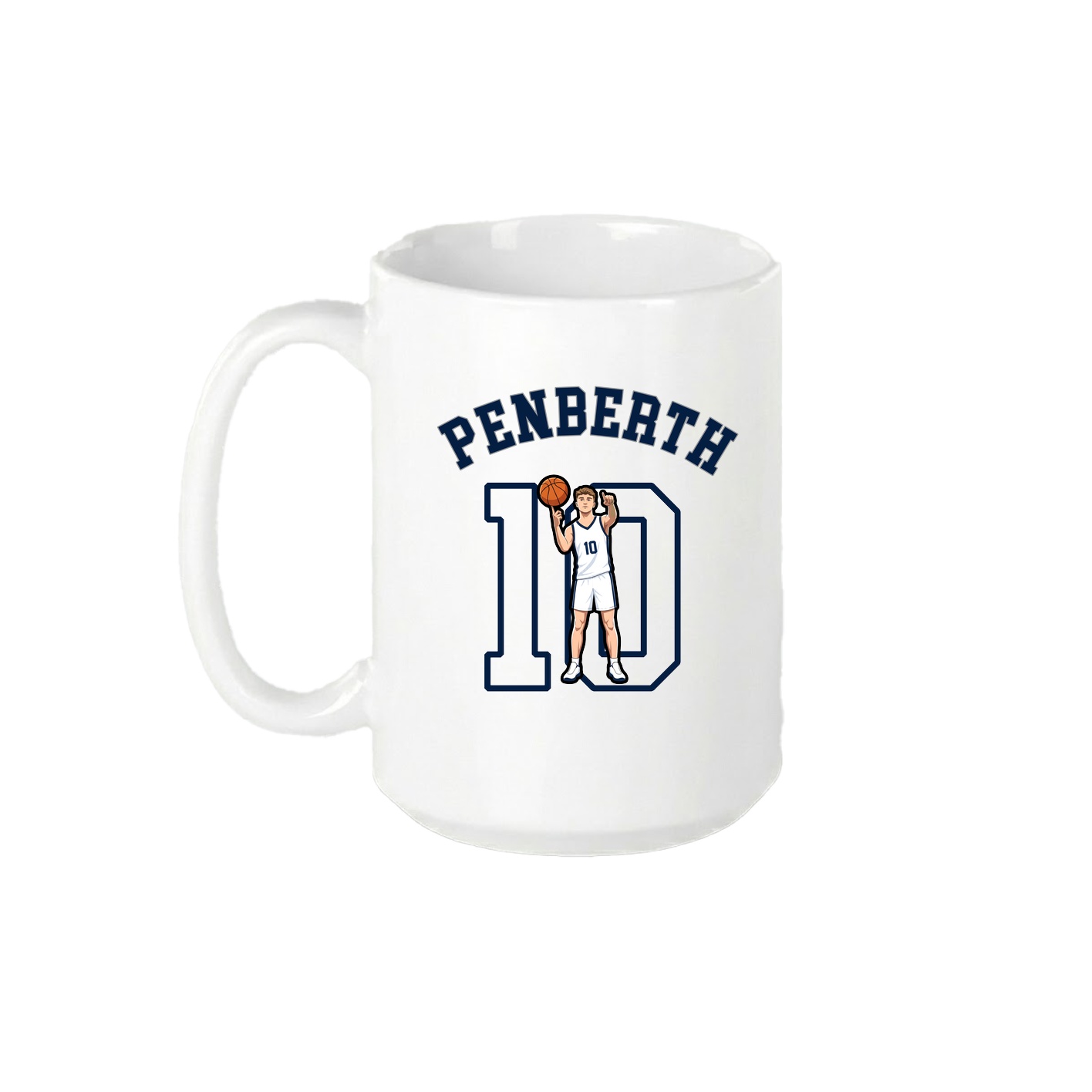 15oz Coffee Mug — Shirsey Arch in White