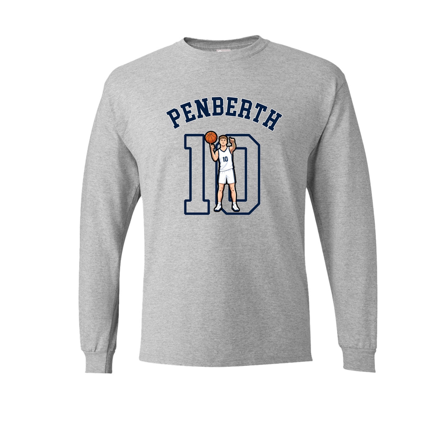 Long Sleeve Tee — Shirsey Arch in Grey