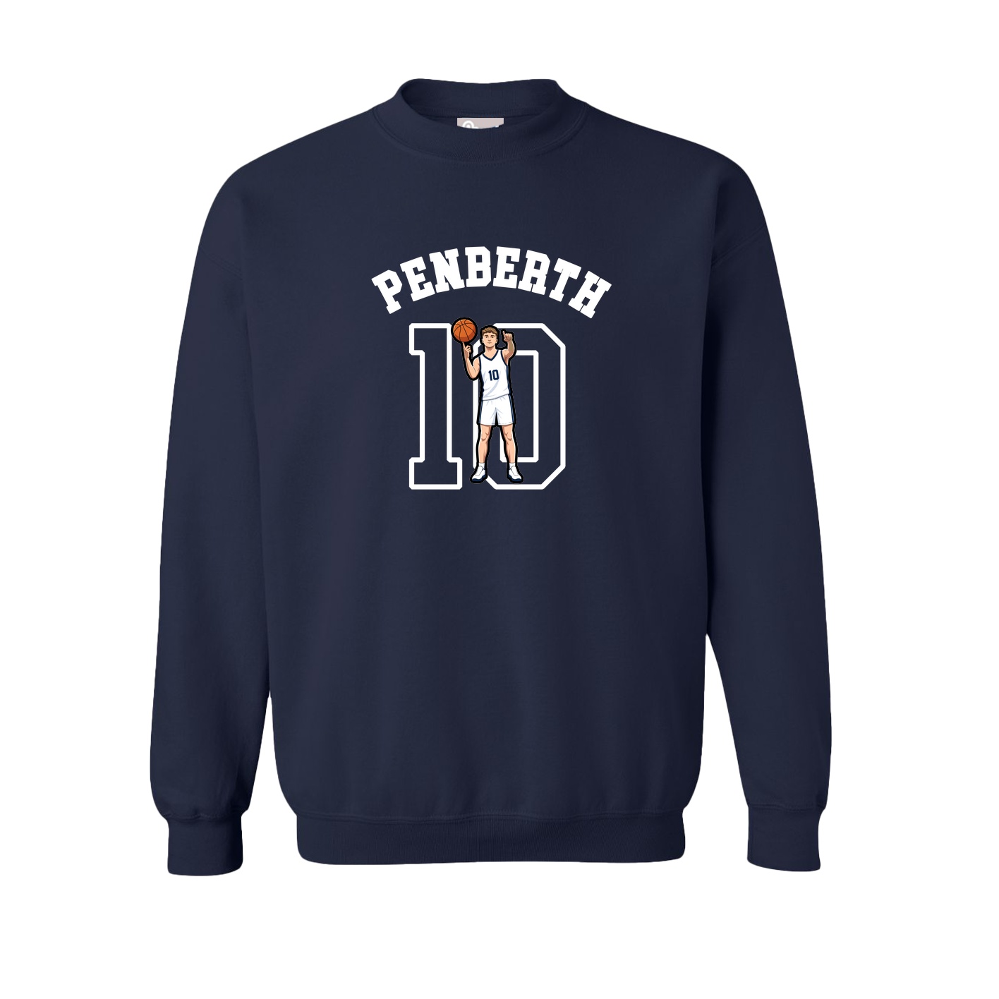 Fleece Crew — Shirsey Arch in Navy