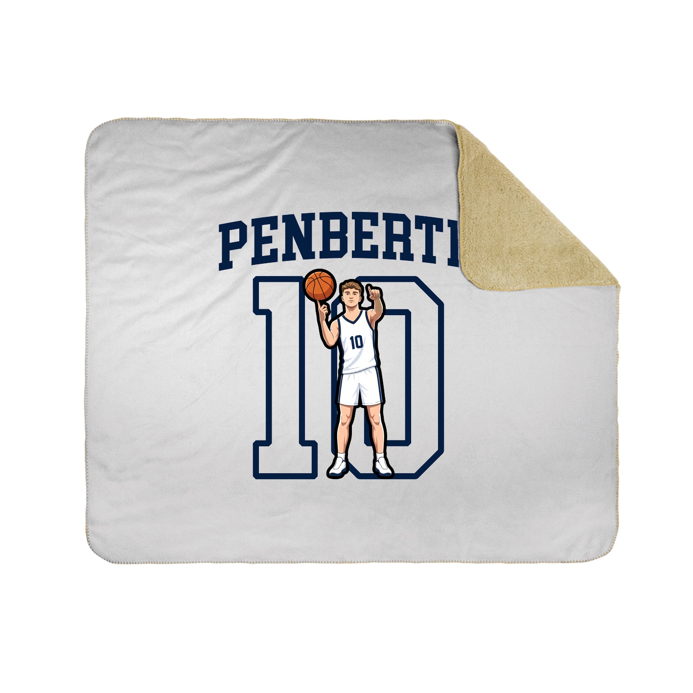 Throw Blanket — Shirsey in White