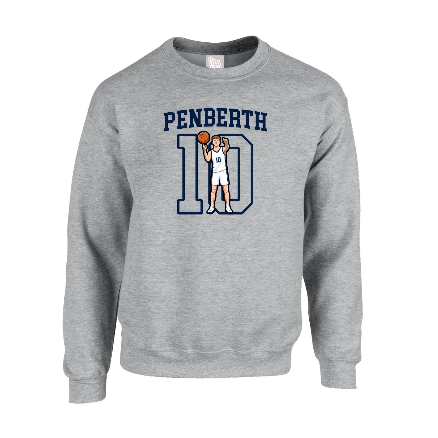 Fleece Crew — Shirsey in Grey
