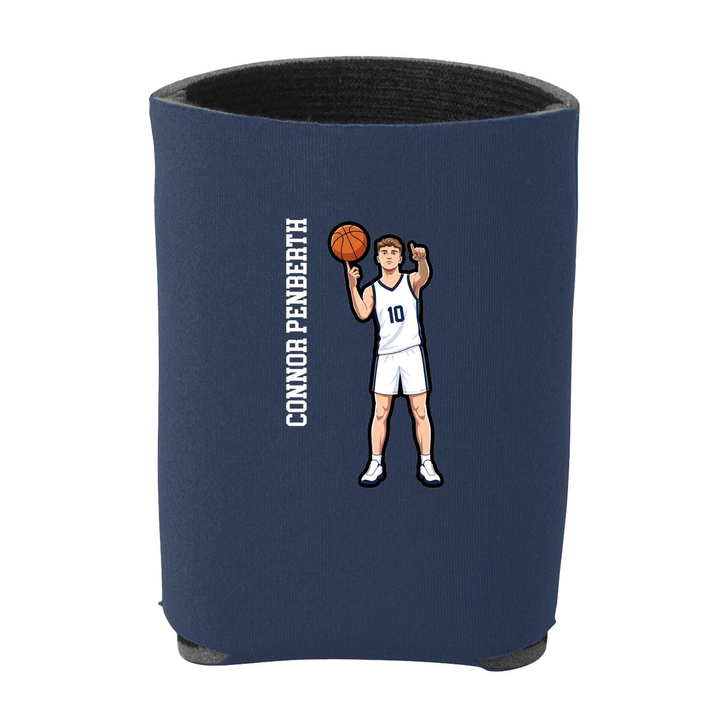 Can Holder — Name Vertical in Navy