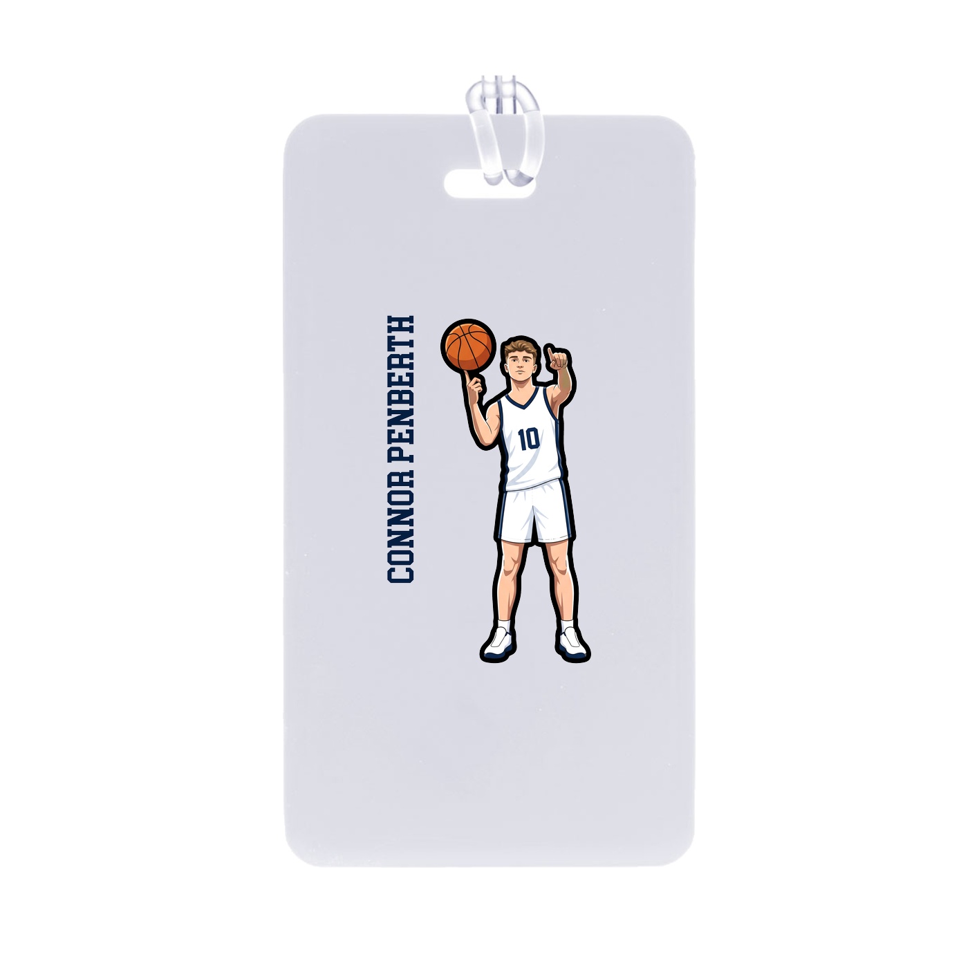 Bag Tag — Name Vertical in Classic