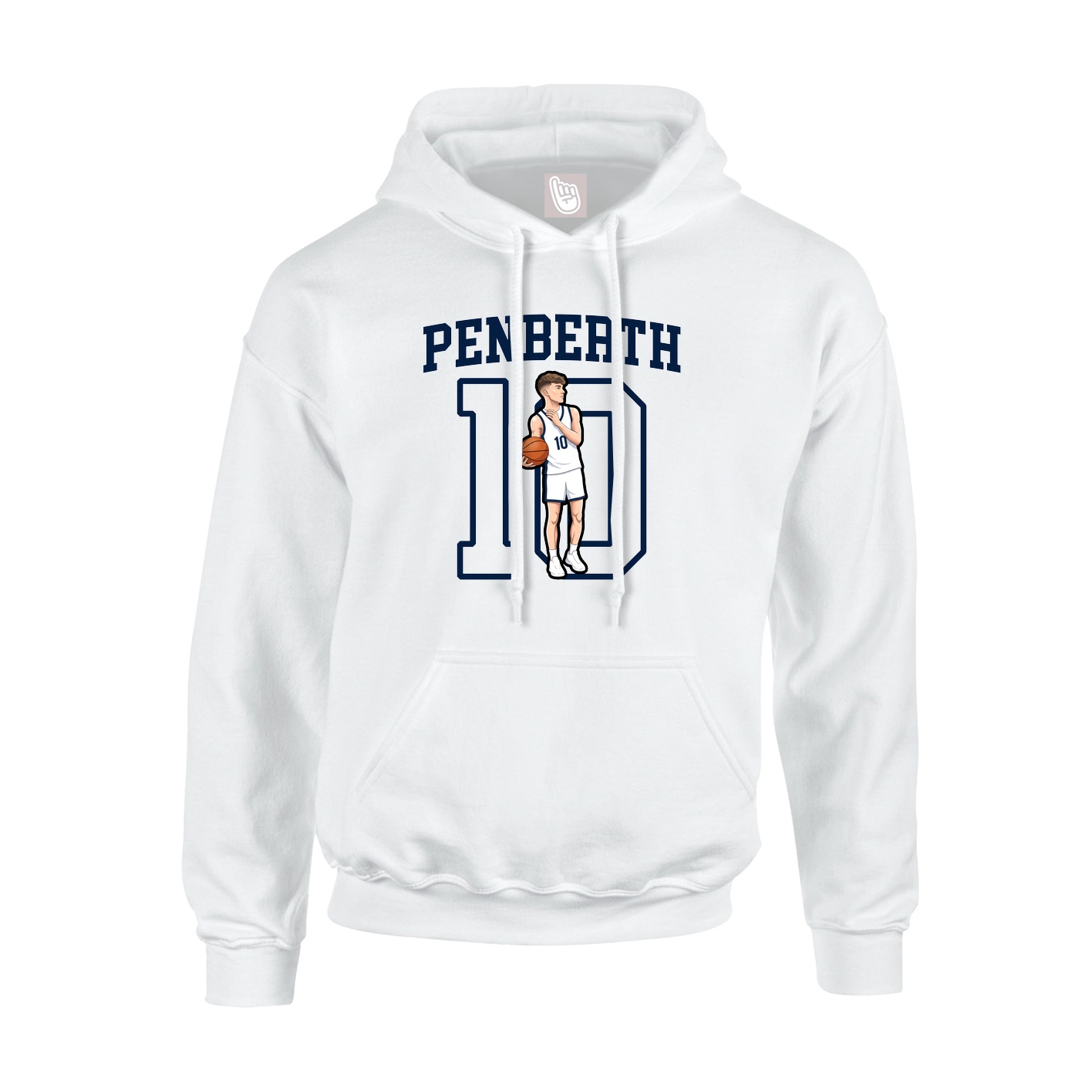 Hoodie — Shirsey in White