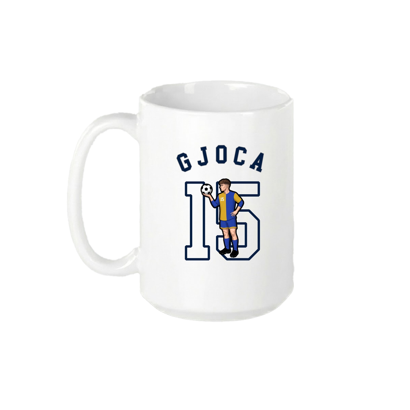 15oz Coffee Mug — Shirsey Arch in White