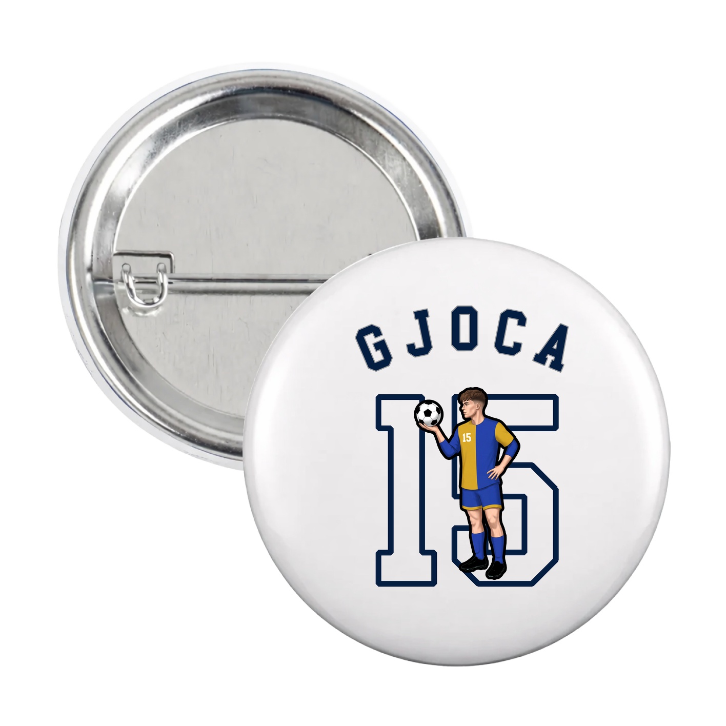 Game Day Button — Shirsey Arch in White